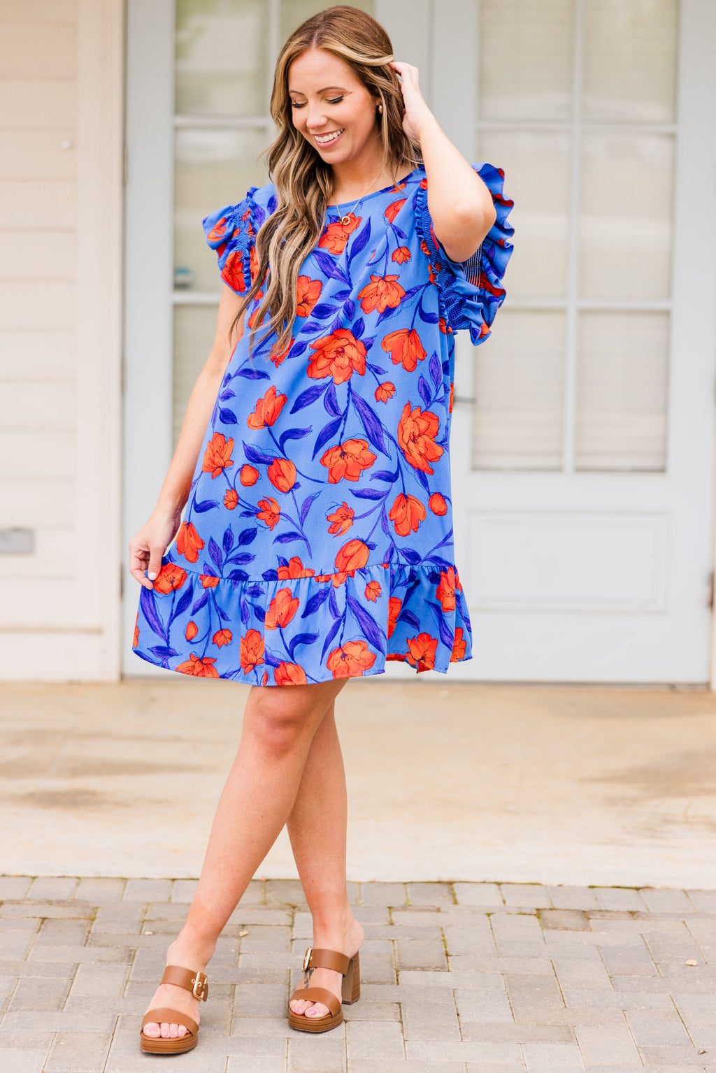 Summer Journey Dress, Royal Blue