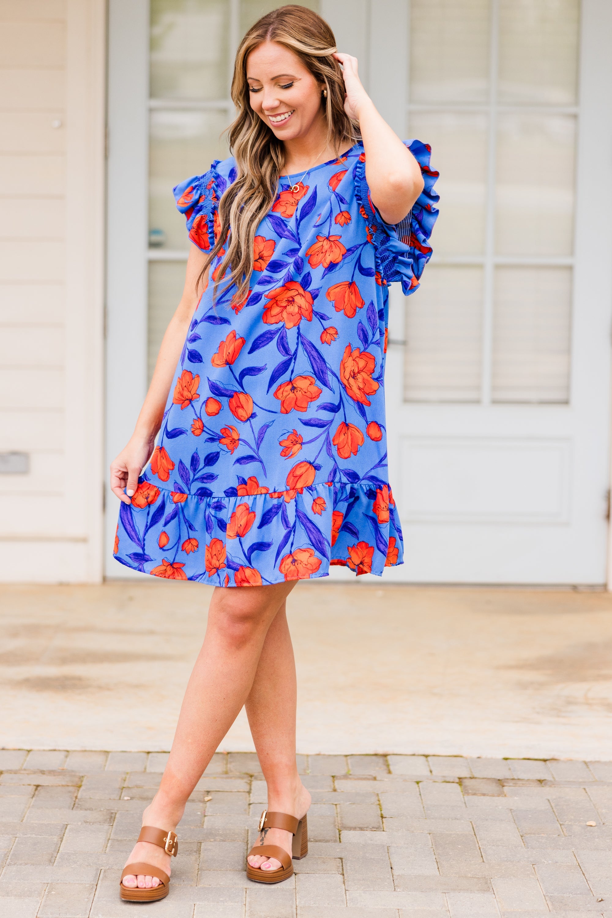 Summer Journey Dress, Royal Blue