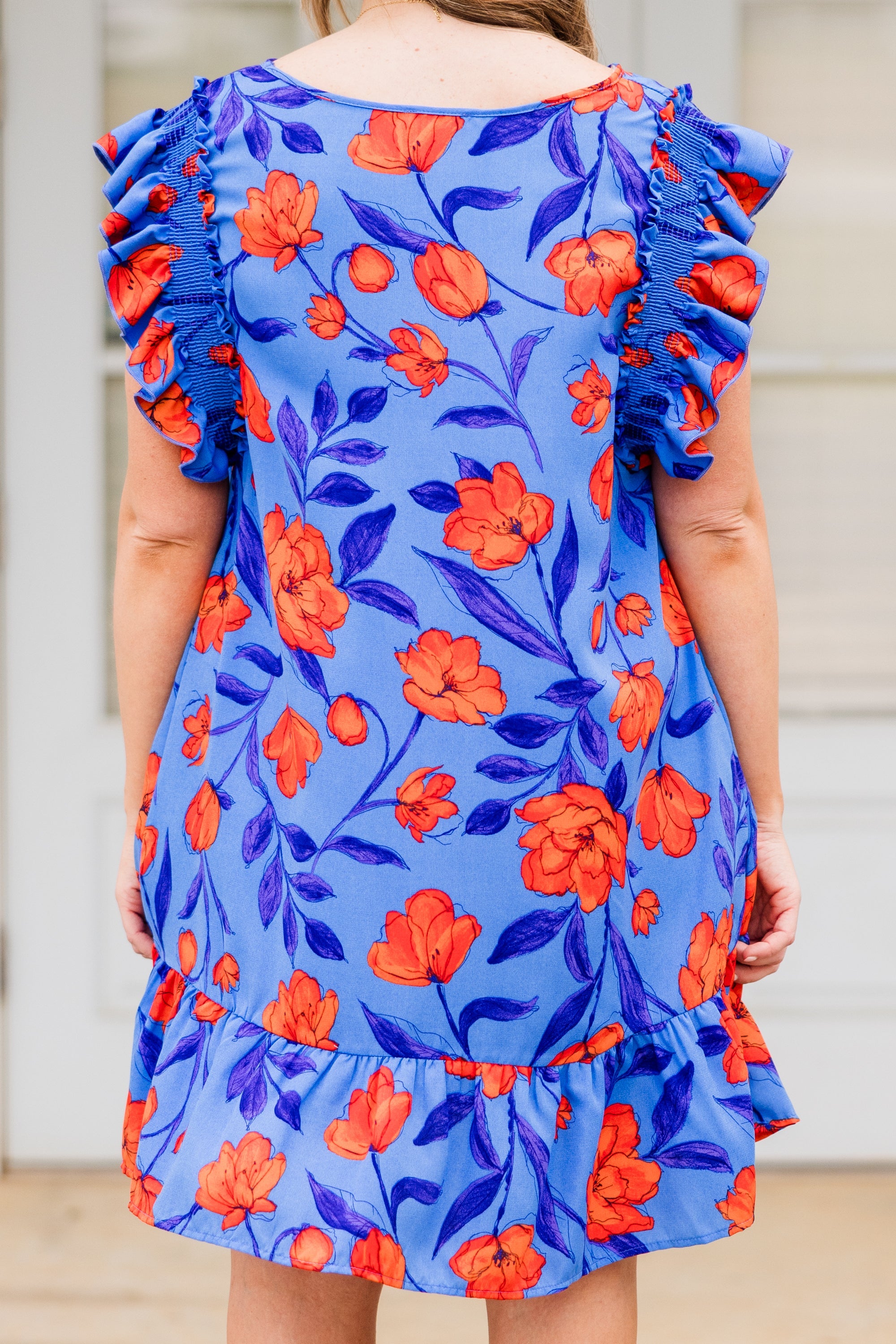 Summer Journey Dress, Royal Blue