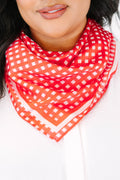 Summer Picnic Scarf, Red