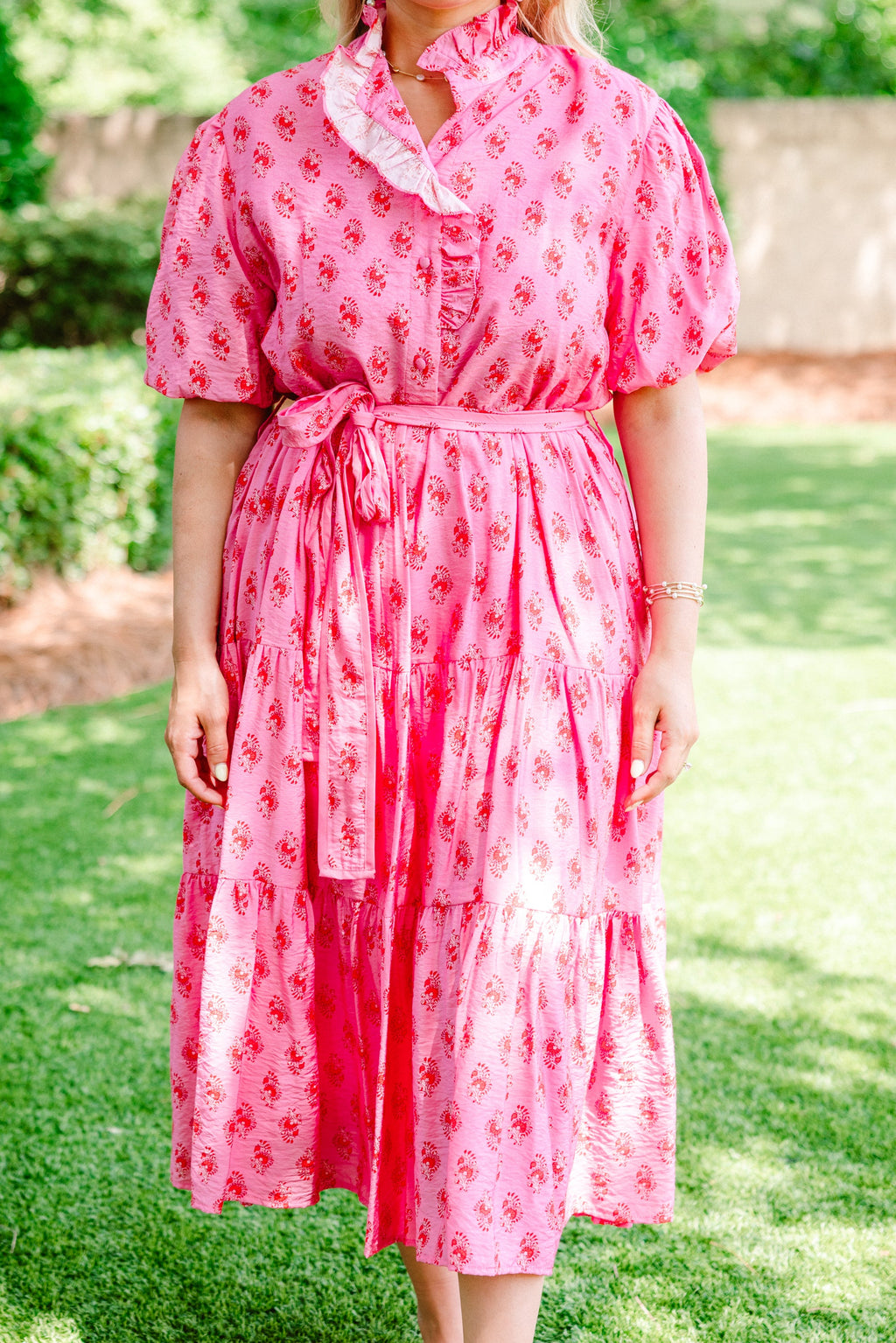 Summer Picnics Dress, Fuchsia