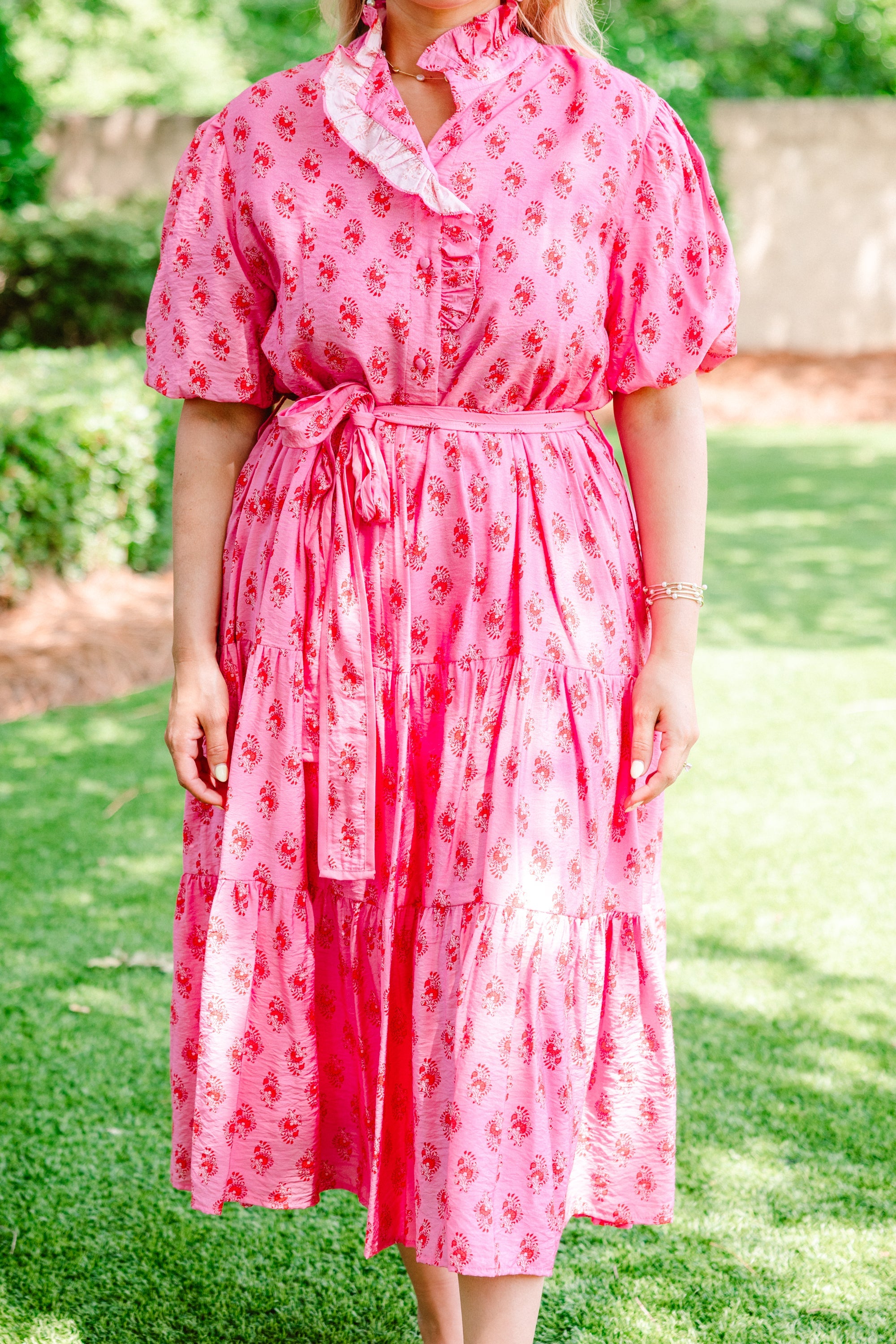 Summer Picnics Dress, Fuchsia