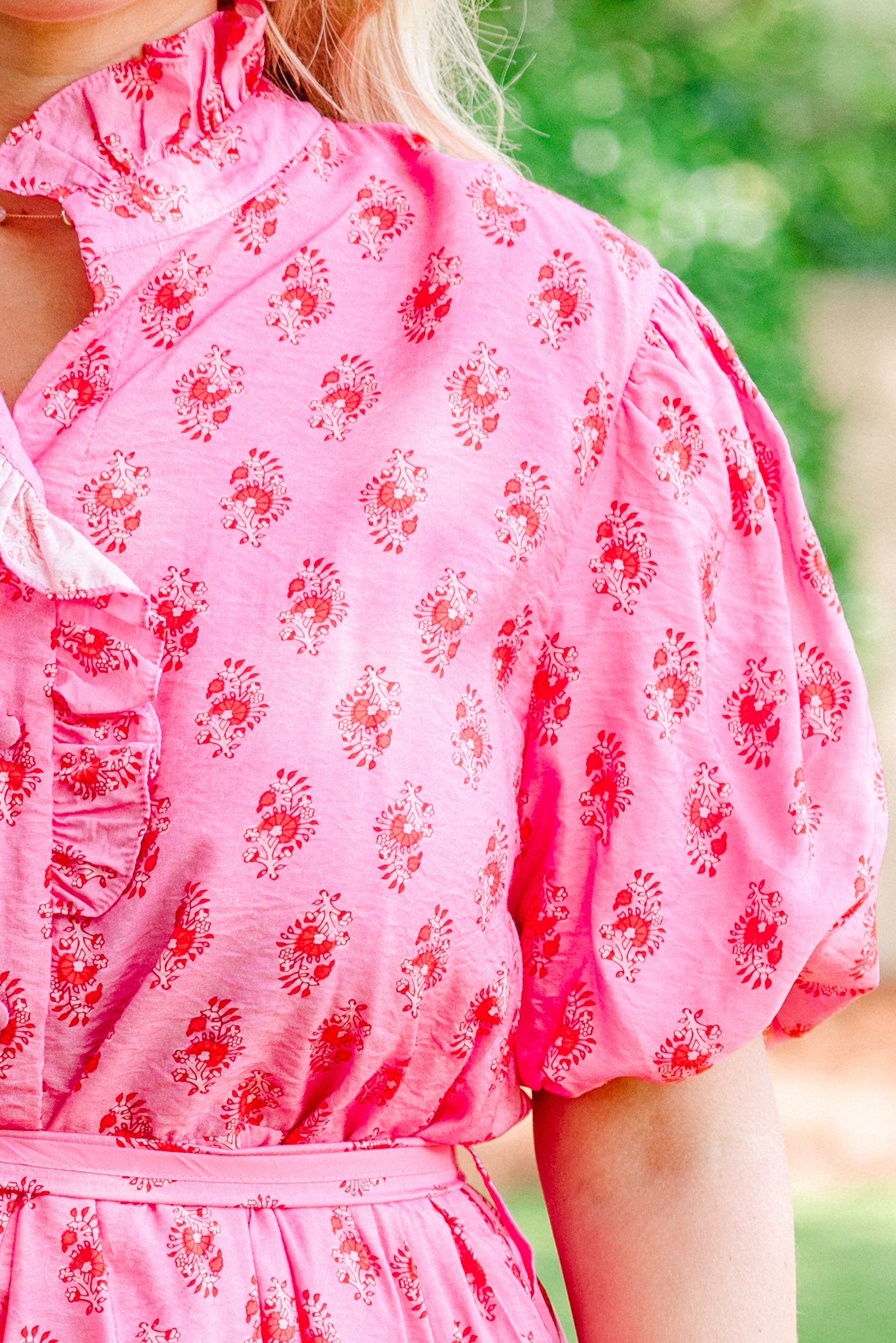Summer Picnics Dress, Fuchsia