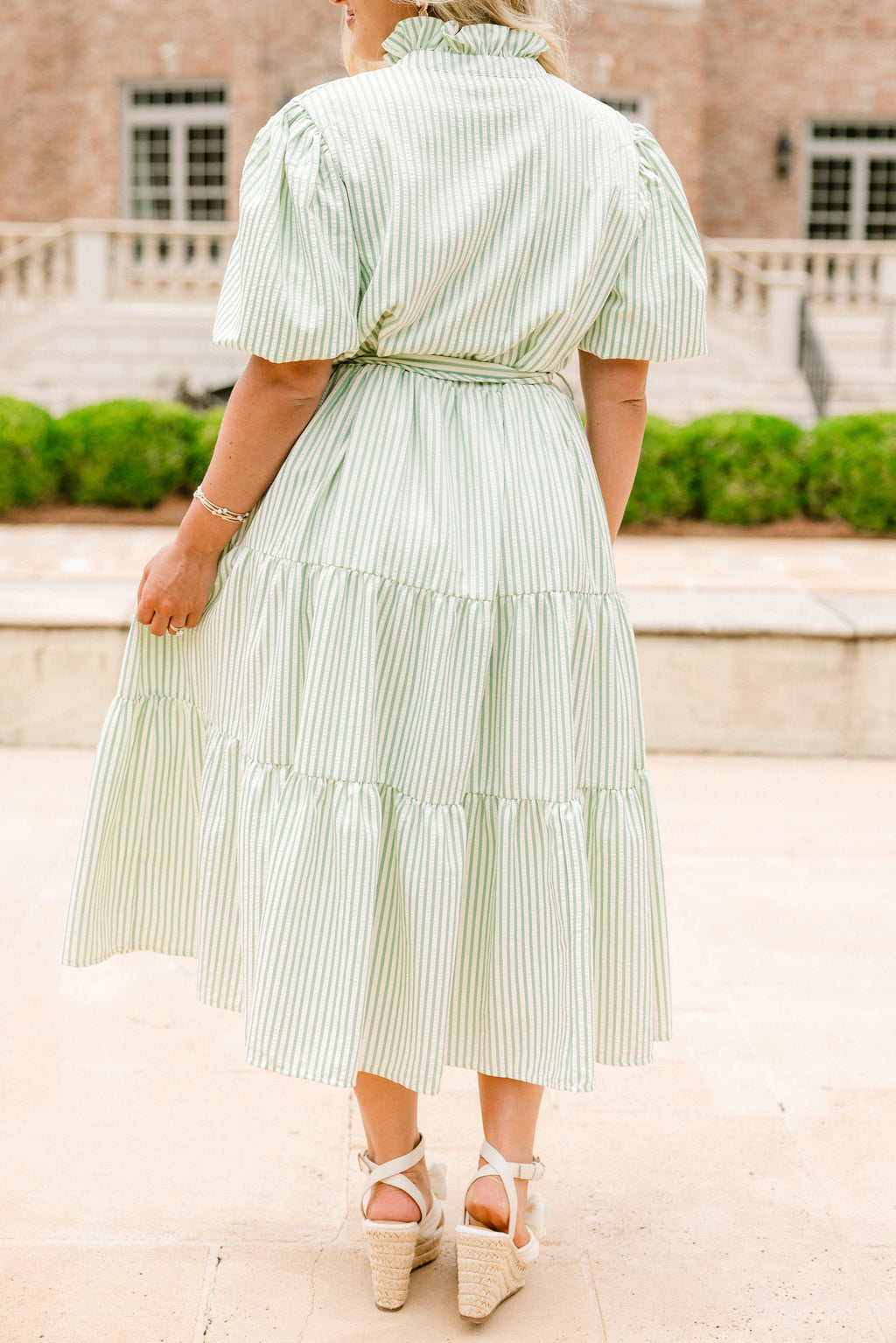 Summer Picnics Dress, Green