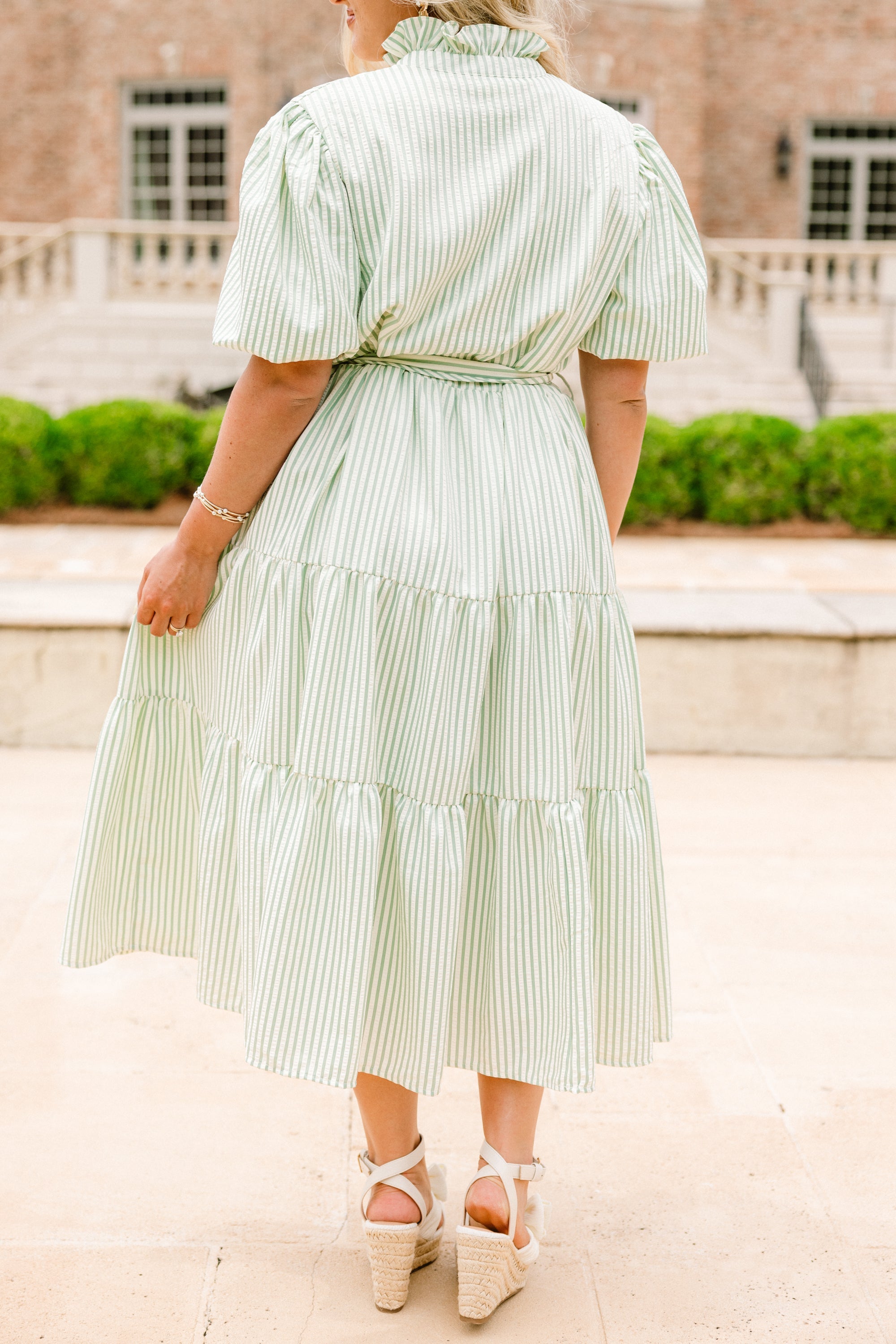 Summer Picnics Dress, Green