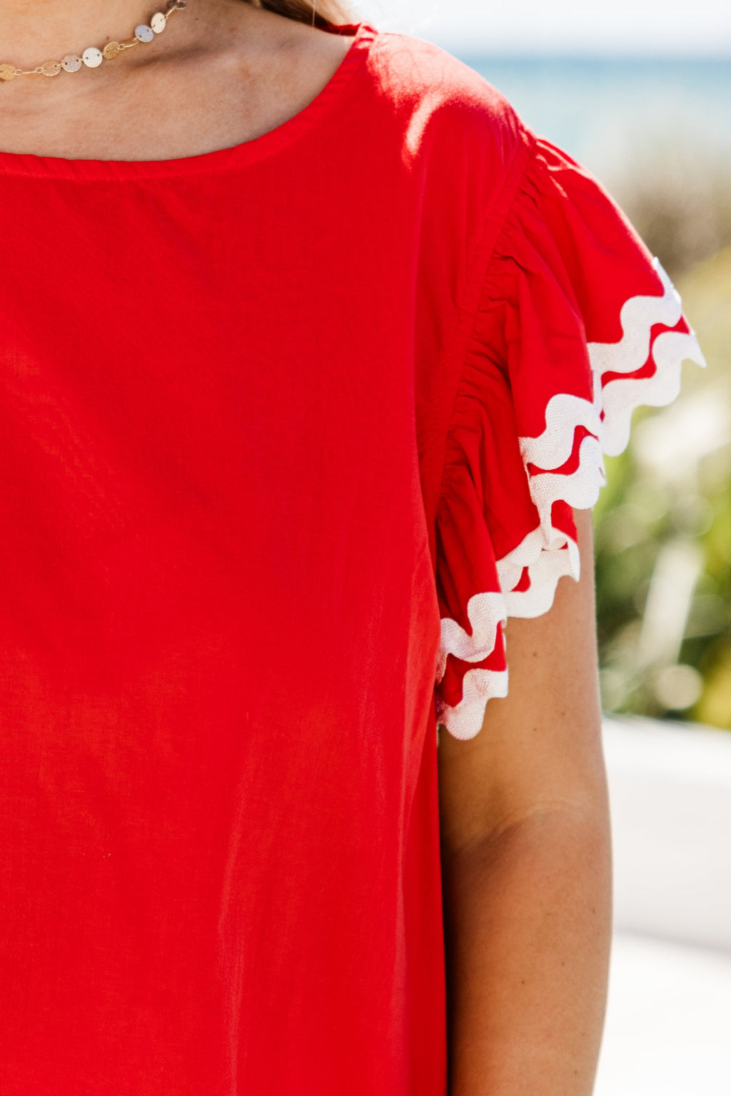 Summer Siesta Top, Red