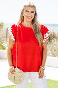 Summer Siesta Top, Red