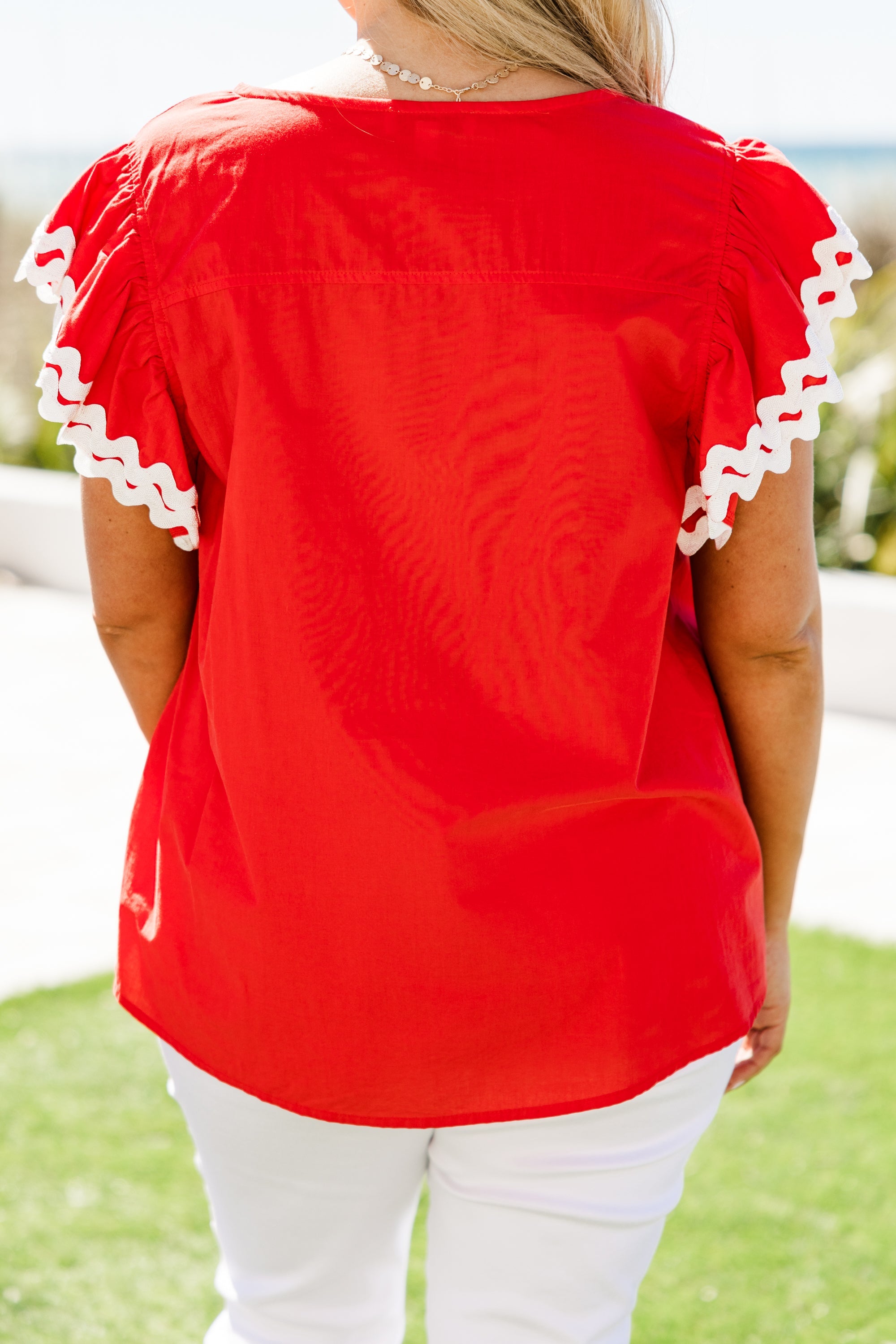 Summer Siesta Top, Red