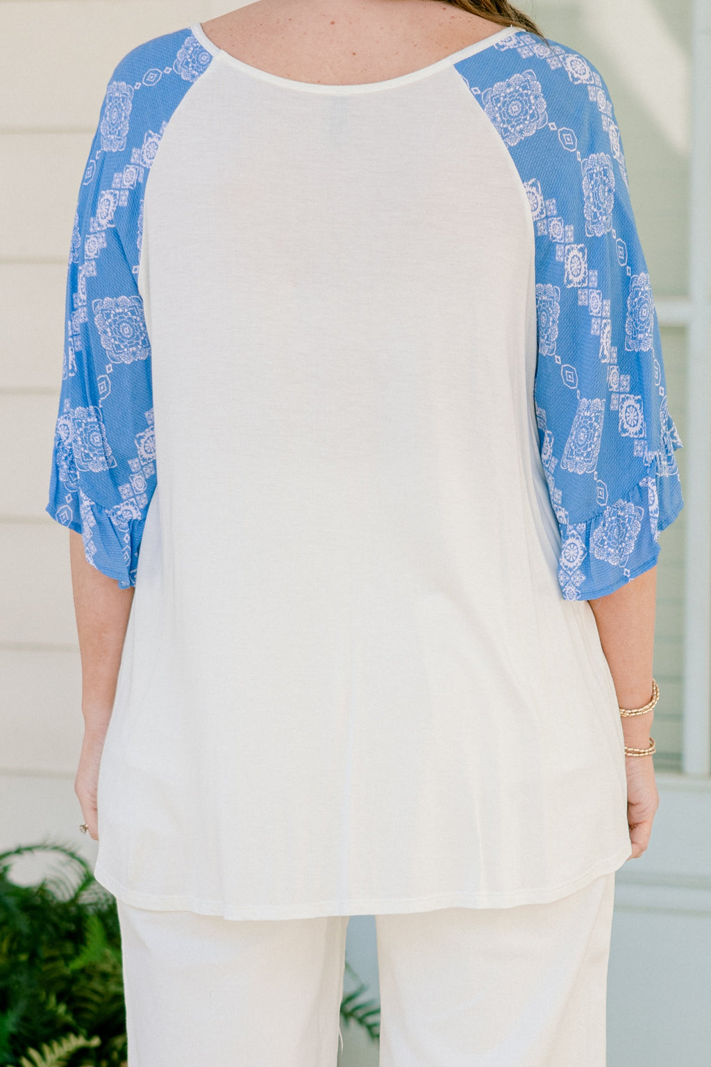 Summer Sunset Top, Blue