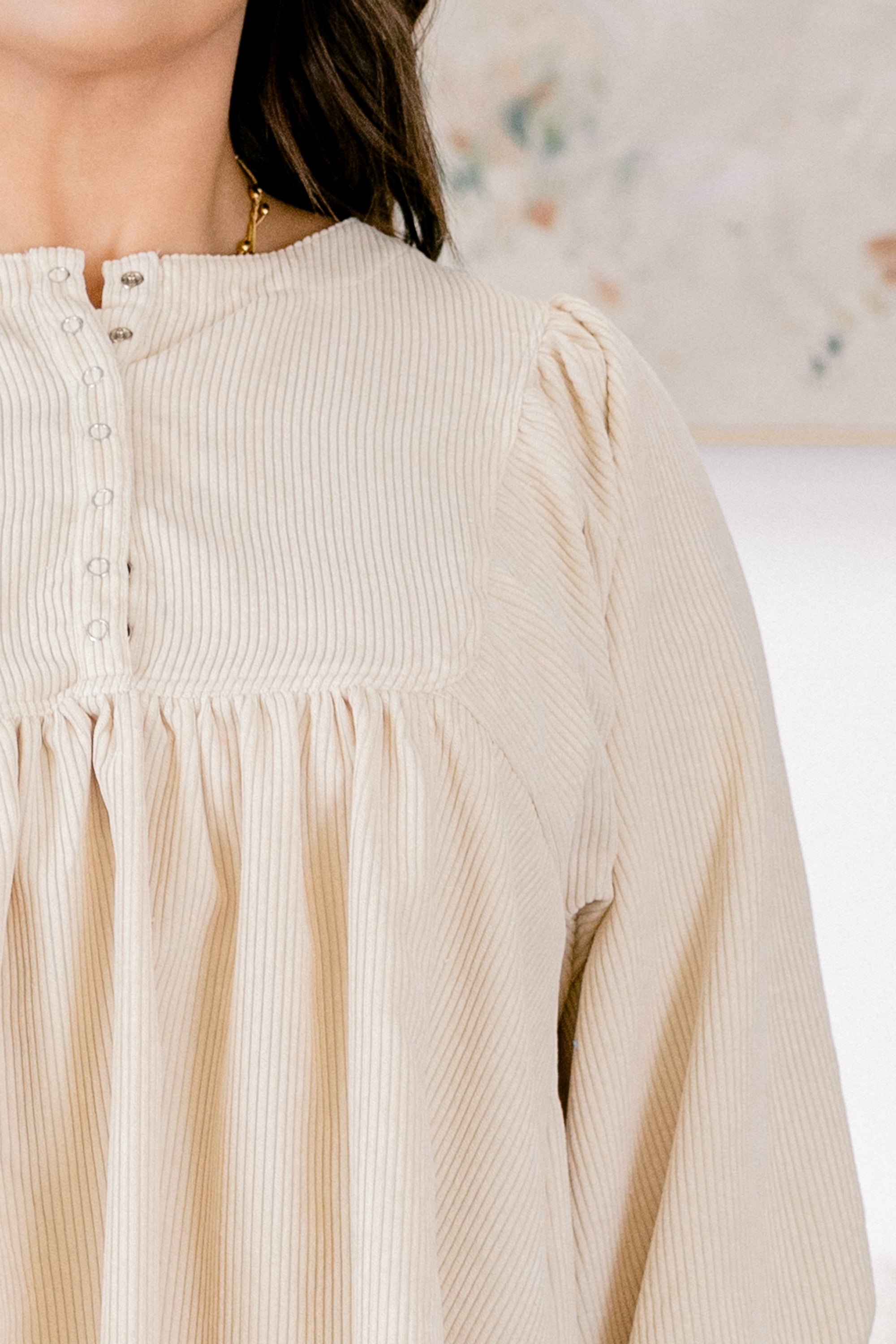 Summer Wave Tunic, Ivory