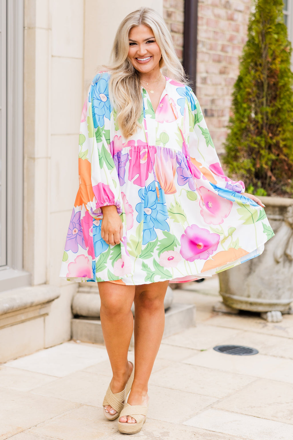Summertimes Close Dress, Off White