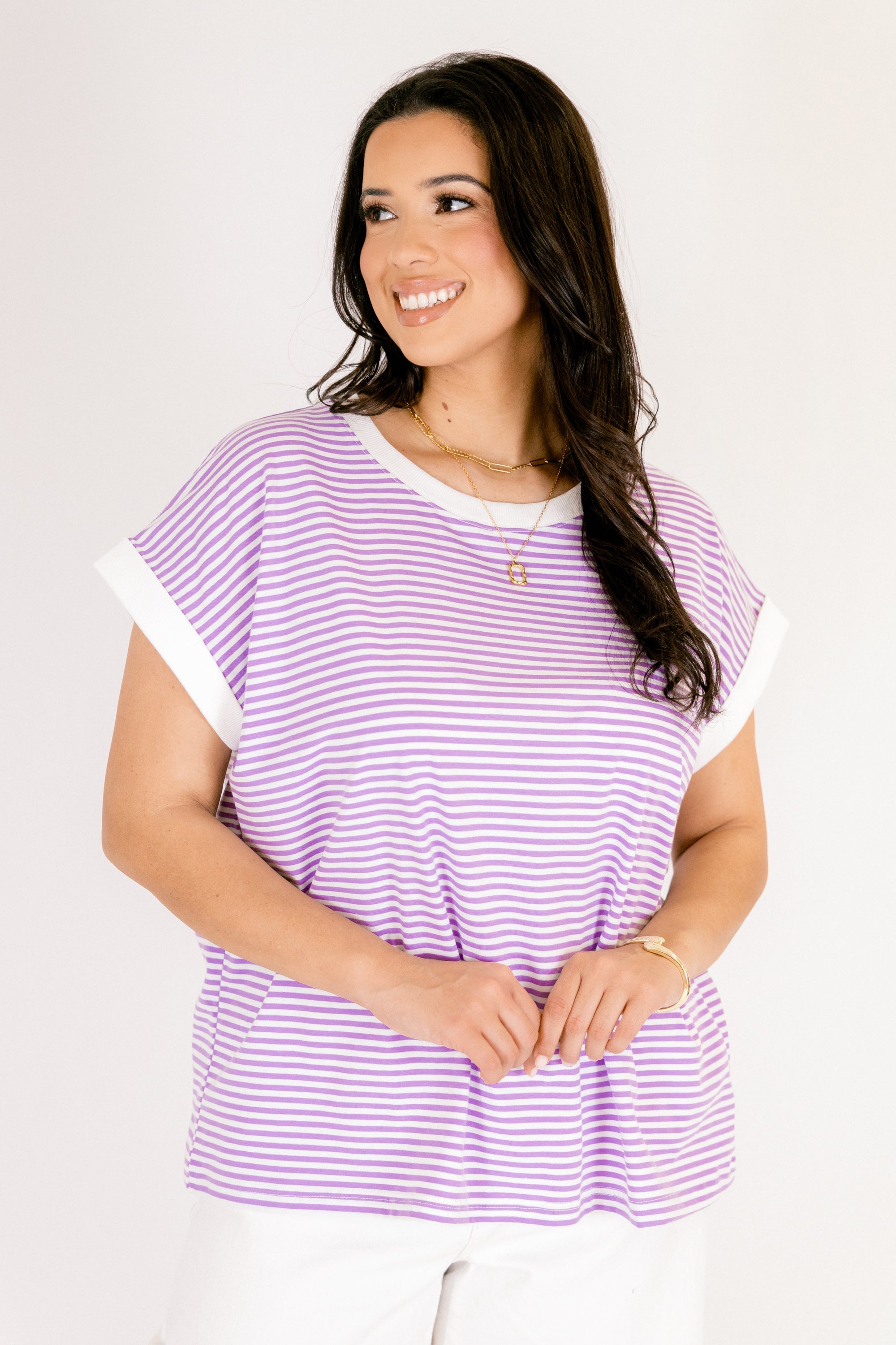 Sunday Stroll Tee, Lavender