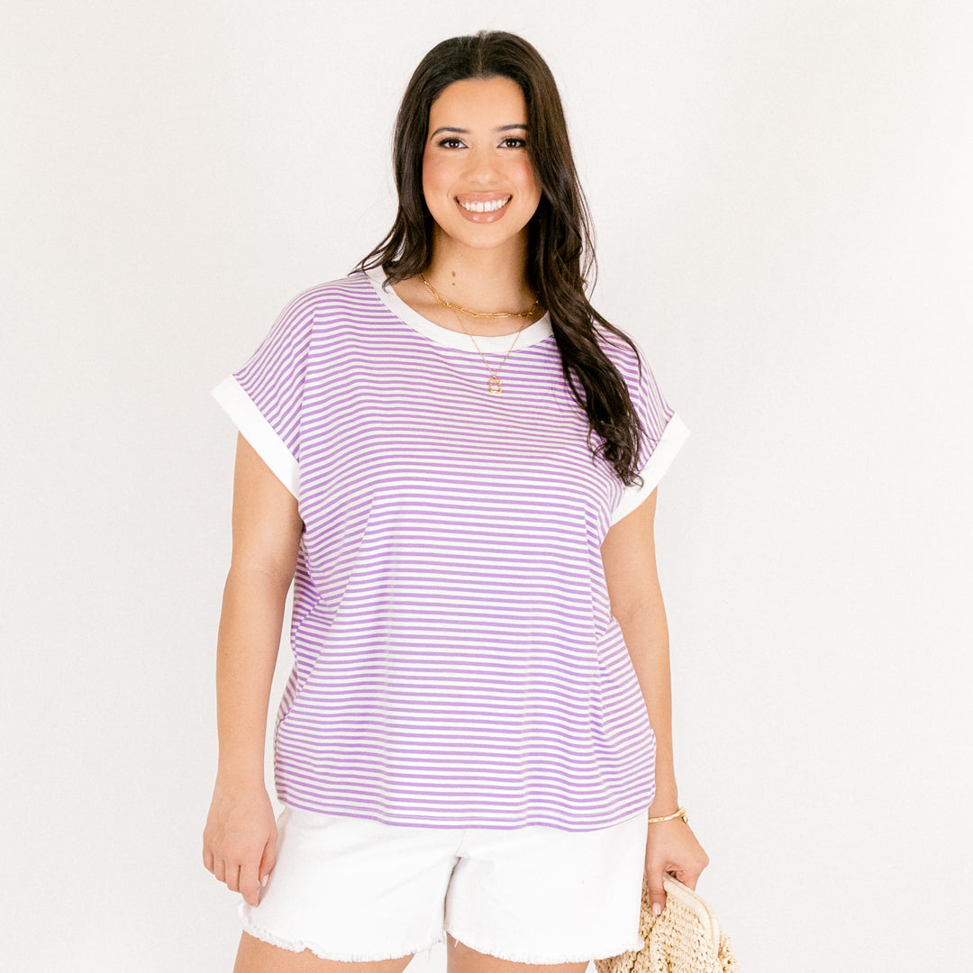 Sunday Stroll Tee, Lavender