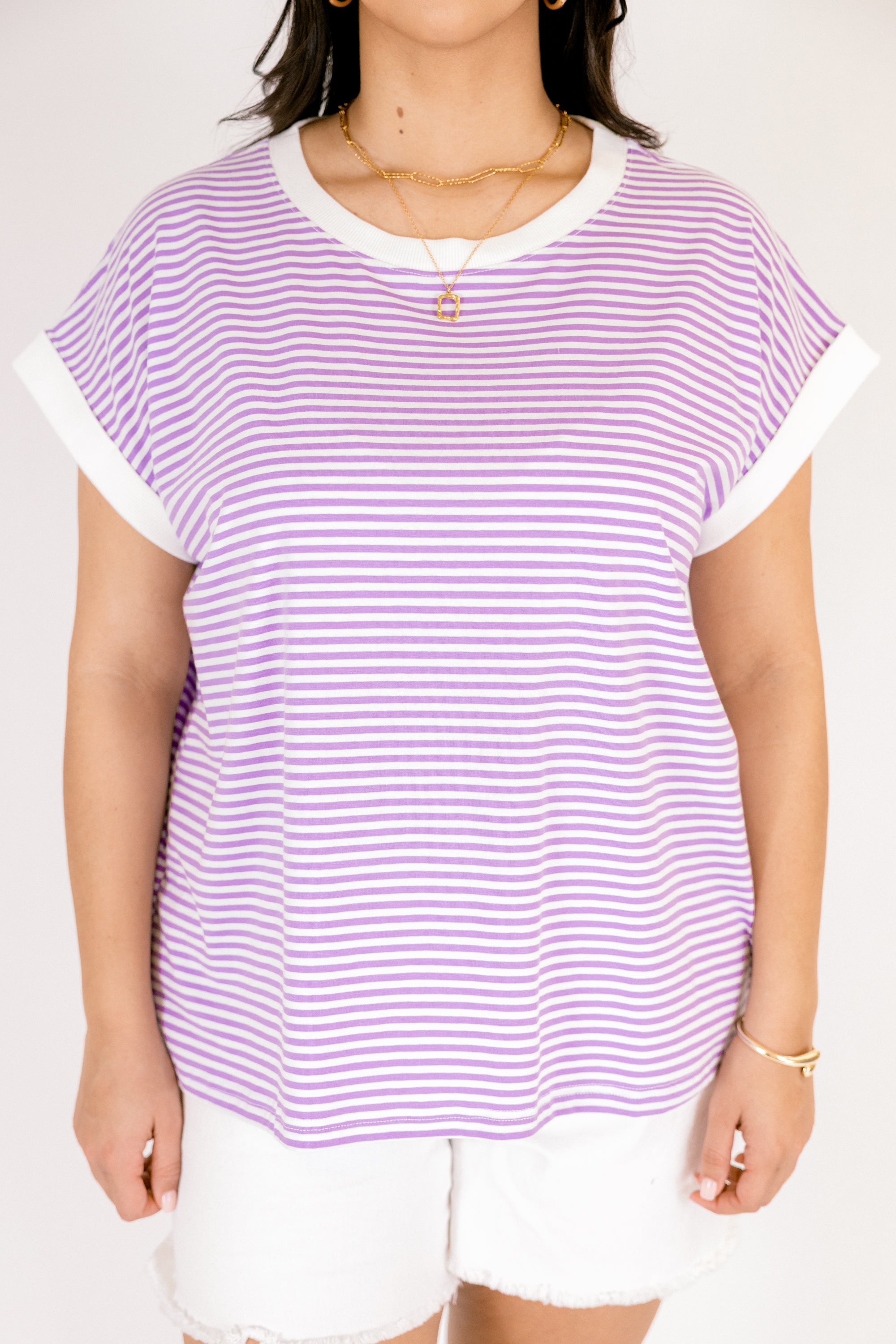 Sunday Stroll Tee, Lavender