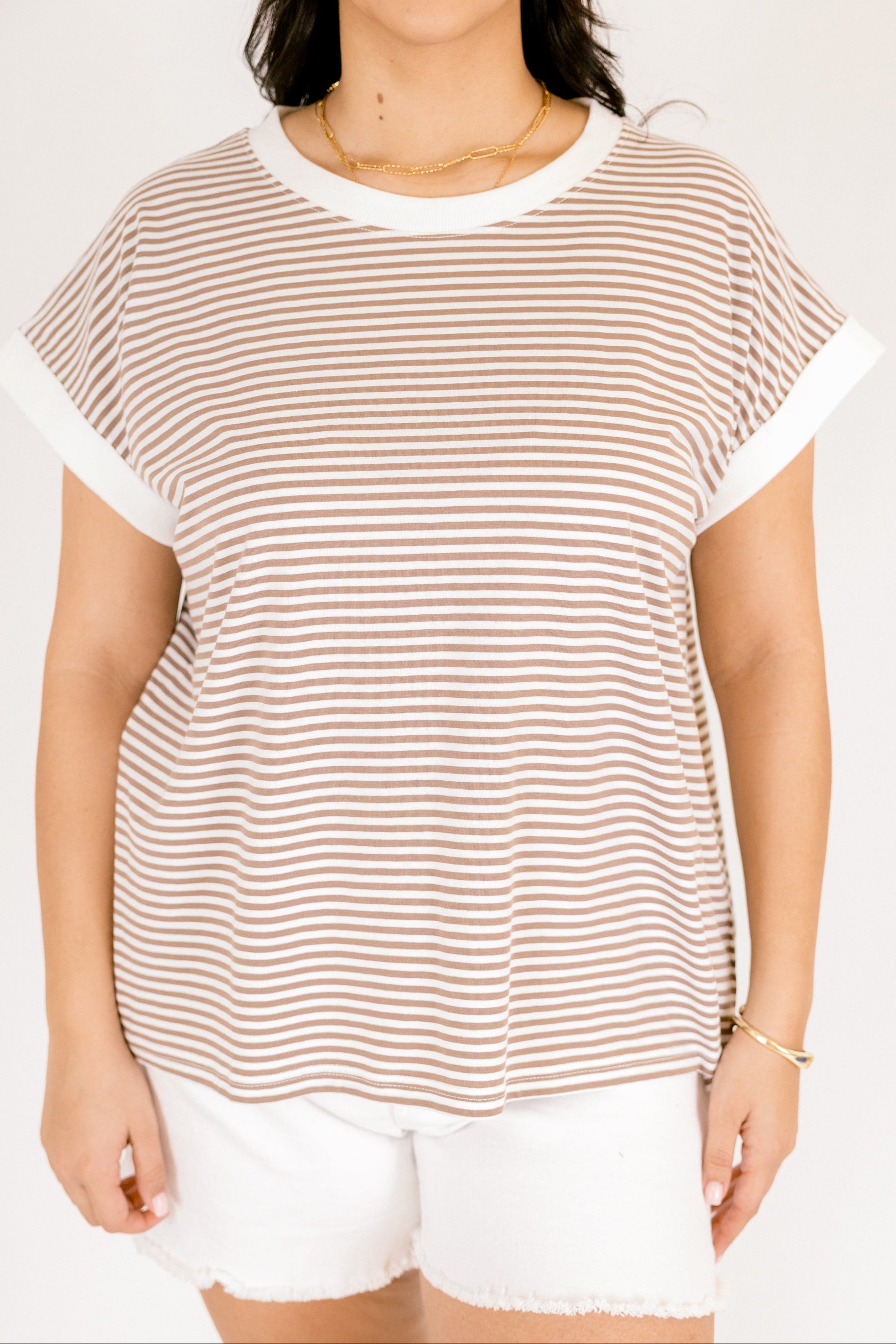 Sunday Stroll Tee, Light Mocha
