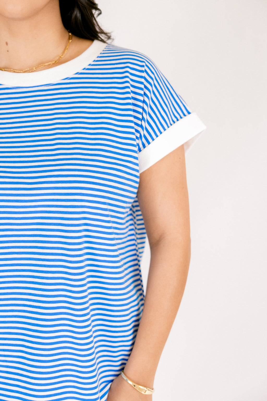 Sunday Stroll Tee, Ocean Blue