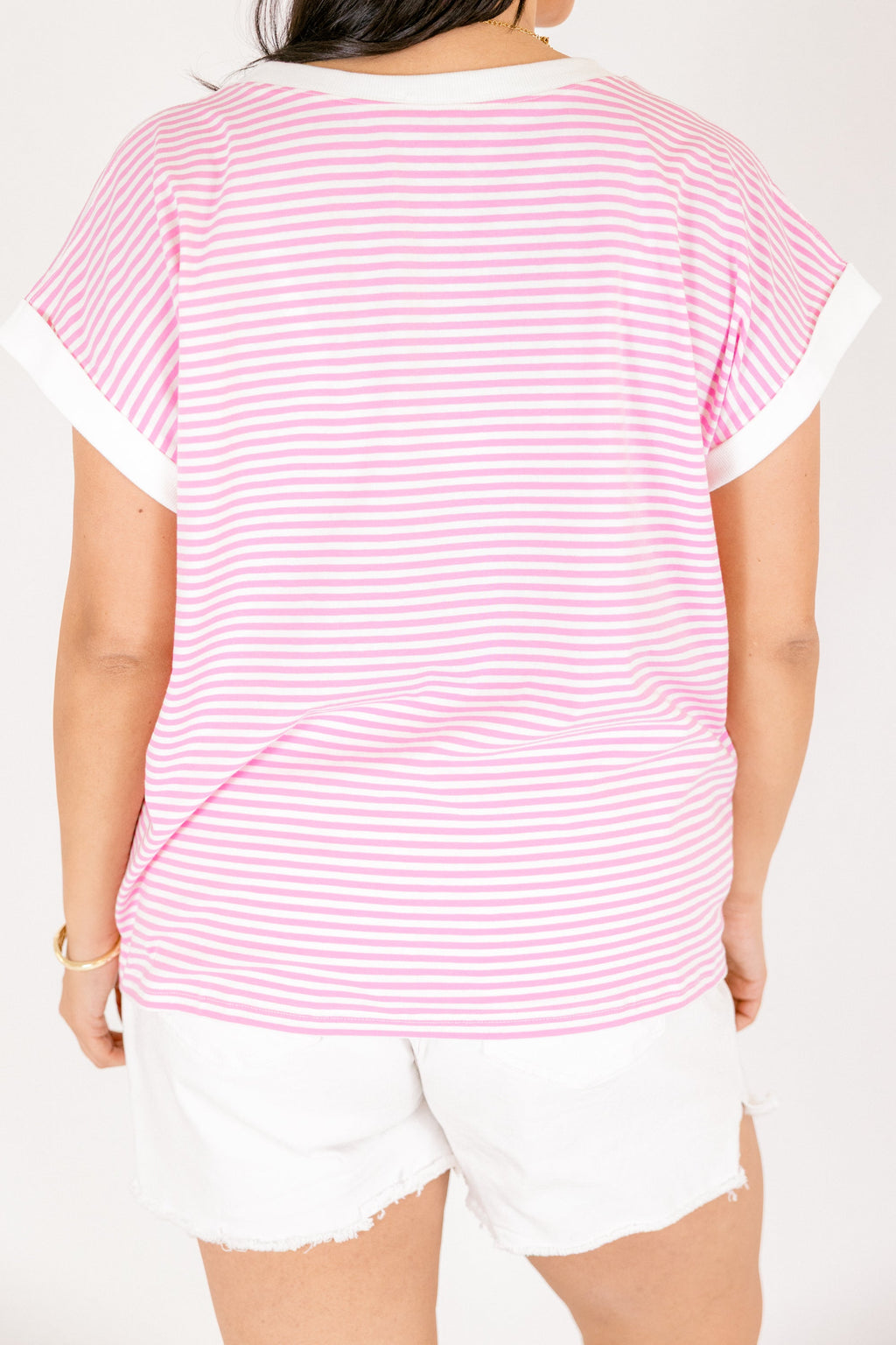 Sunday Stroll Tee, Bubble Gum Pink