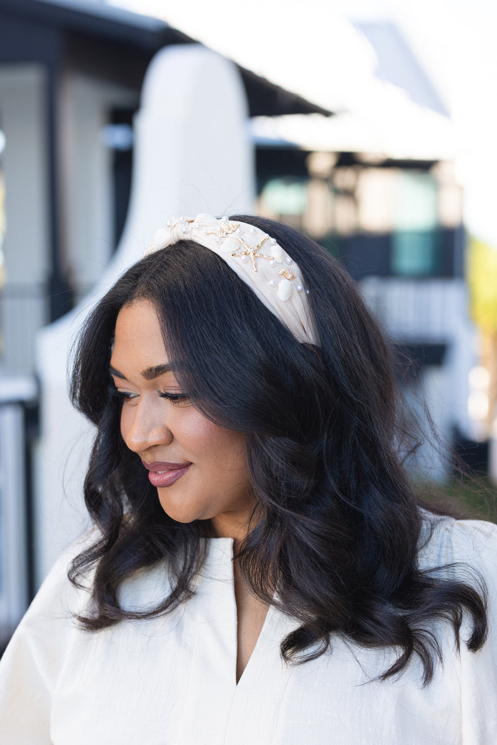 Sunkissed Sands Headband, Cream