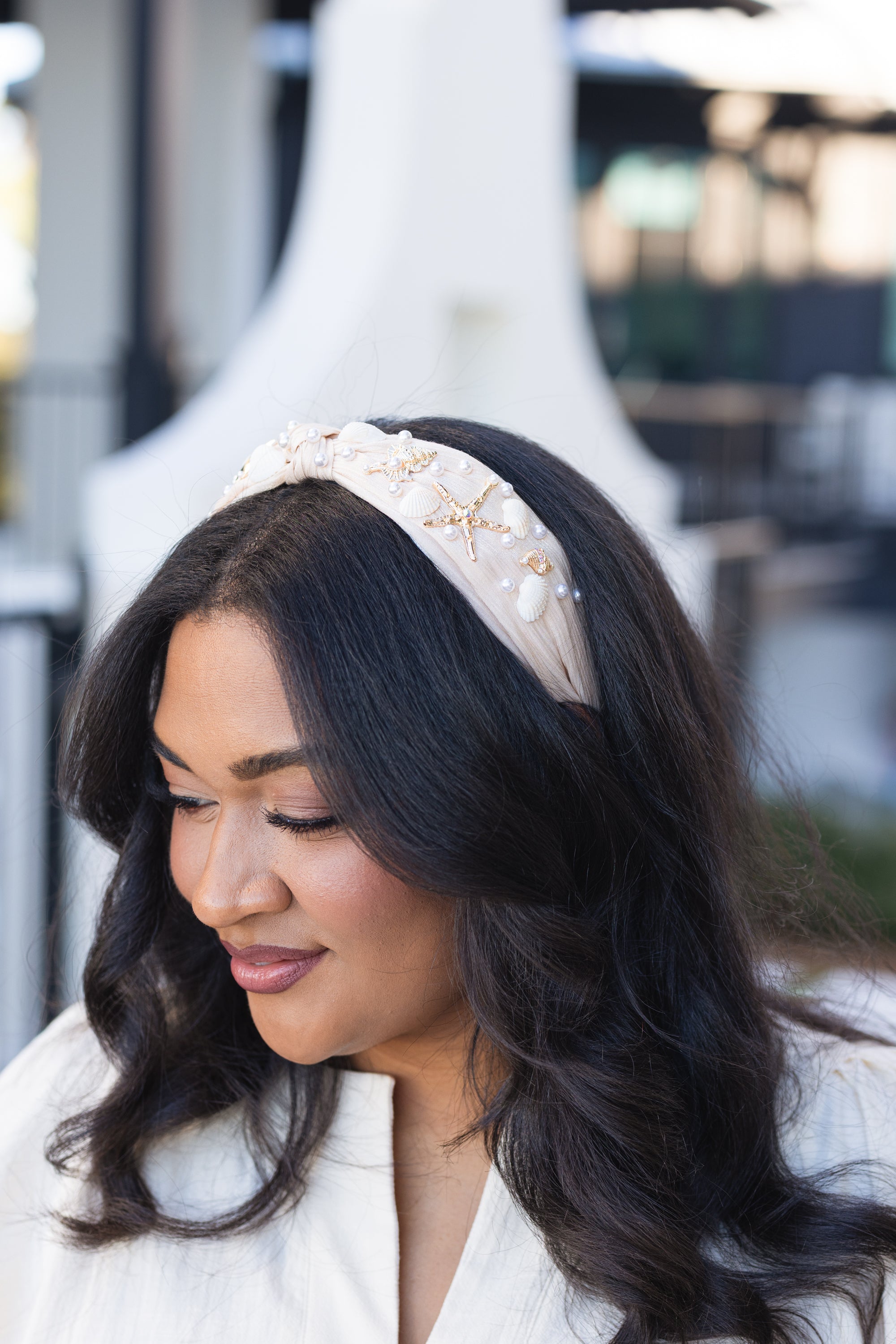 Sunkissed Sands Headband, Cream