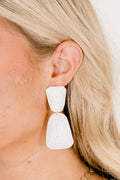 Sunkissed Shoreline Earrings, White