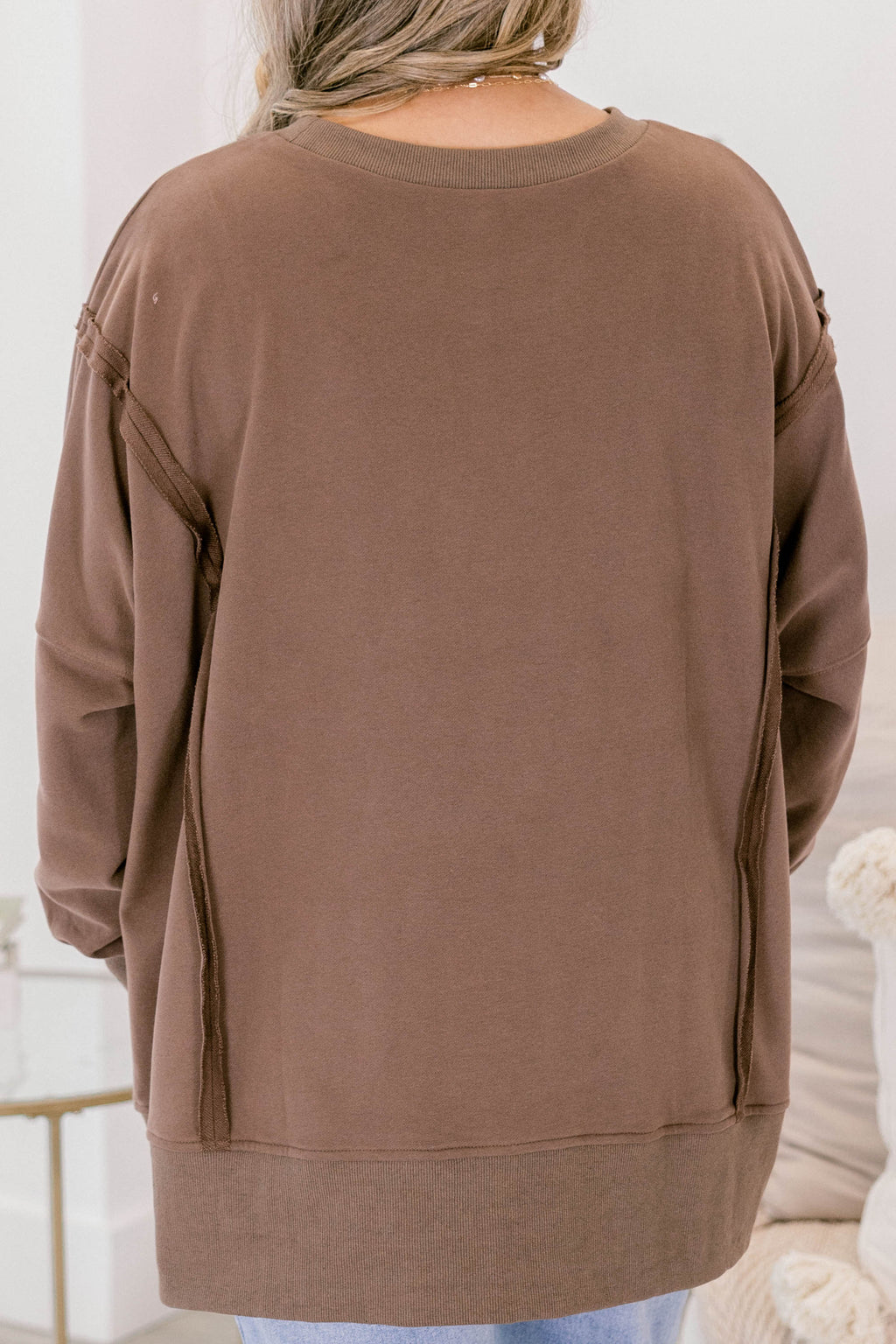 Sunset Glow Pullover, Brown
