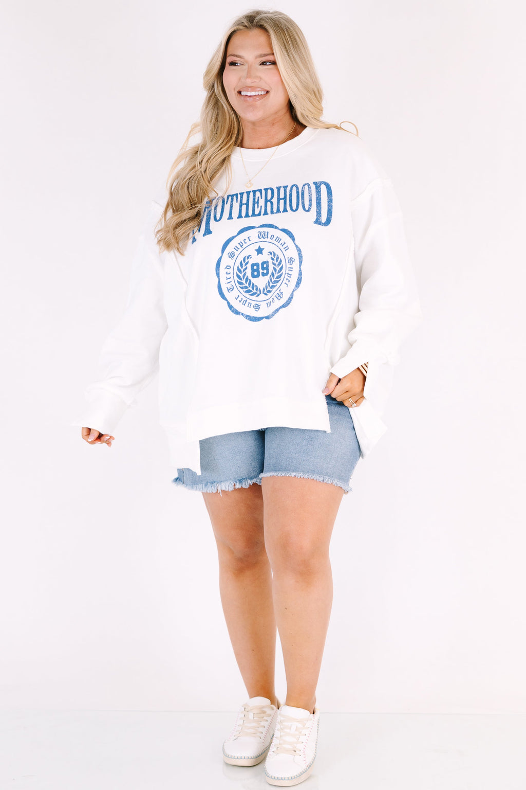 Supermom Comfy Crew, Ivory