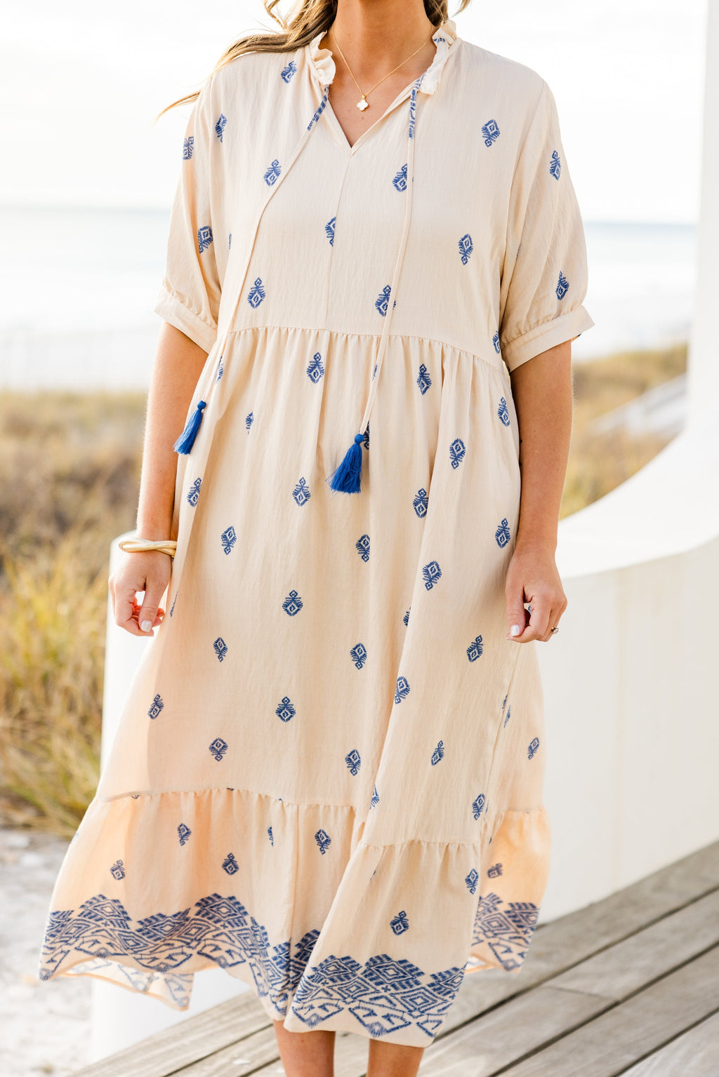 Sweet As Can Be Dress, Cobalt