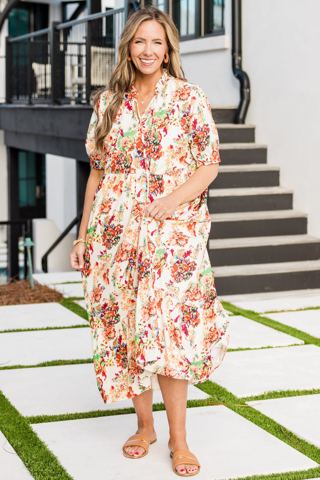 Sweet As Can Be Dress, Cream