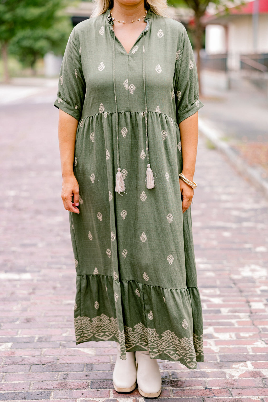 Sweet As Can Be Dress, Green