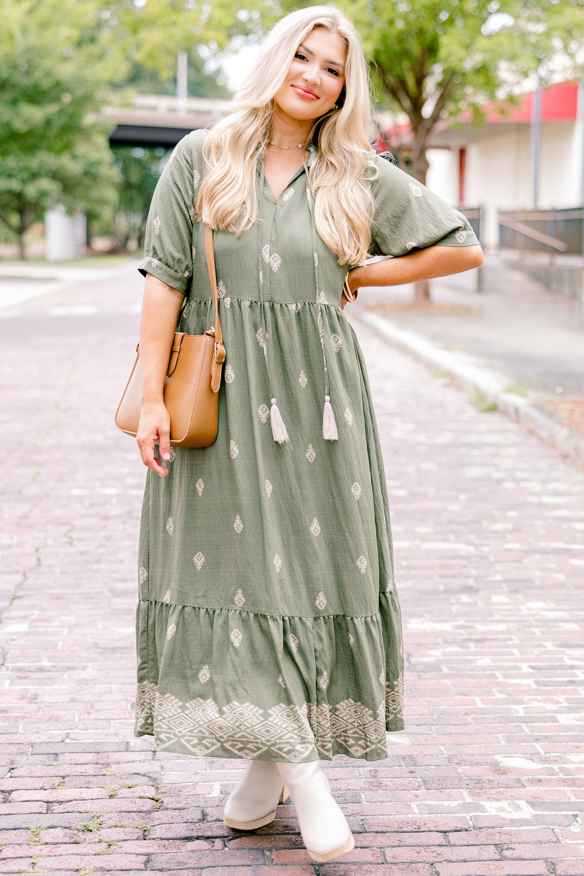 Sweet As Can Be Dress, Green