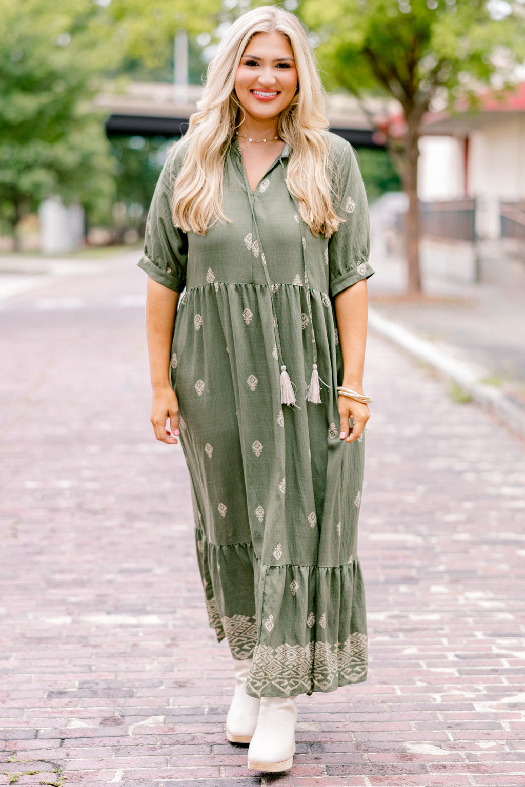 Sweet As Can Be Dress, Green