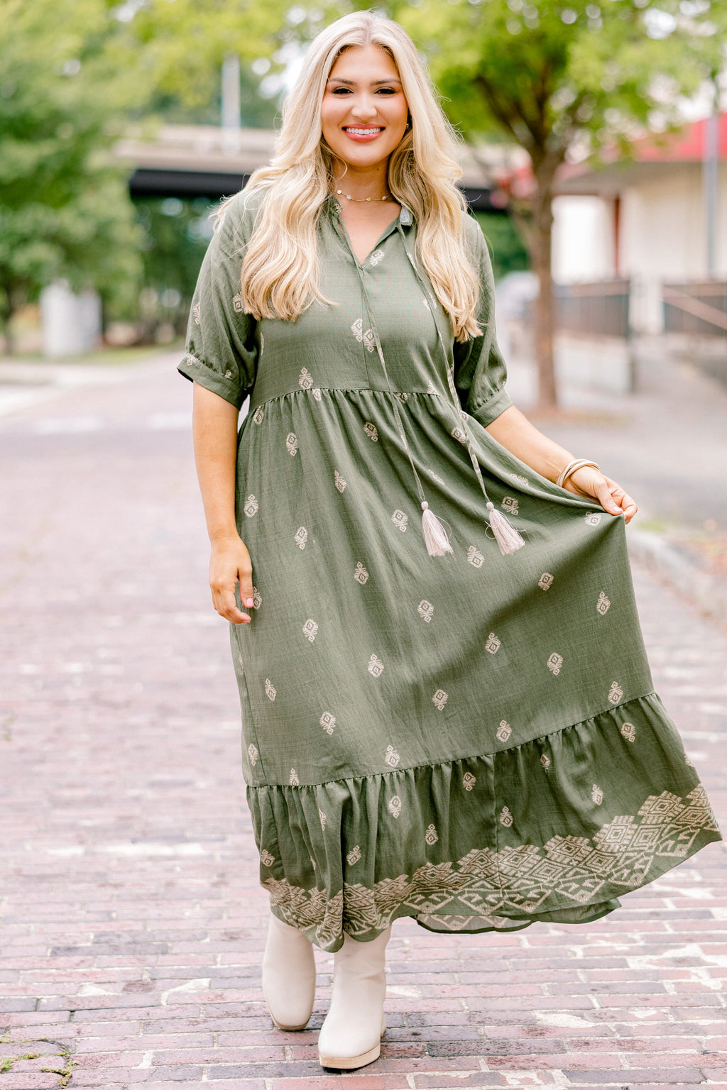 Sweet As Can Be Dress, Green