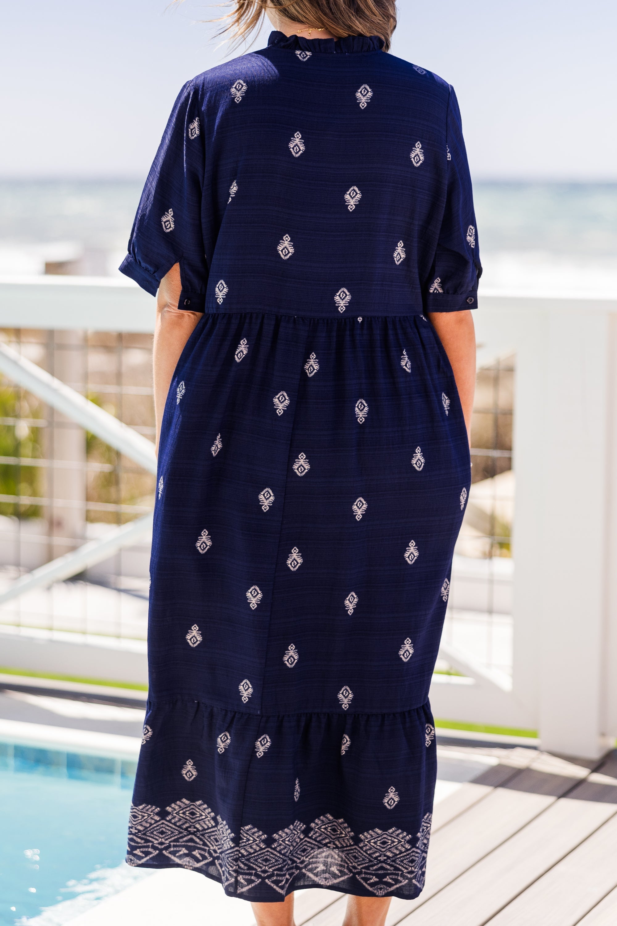 Sweet As Can Be Dress, Navy