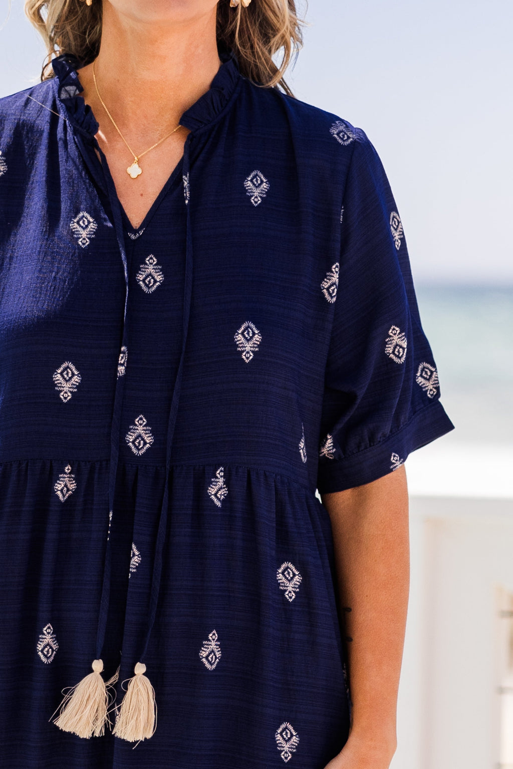 Sweet As Can Be Dress, Navy