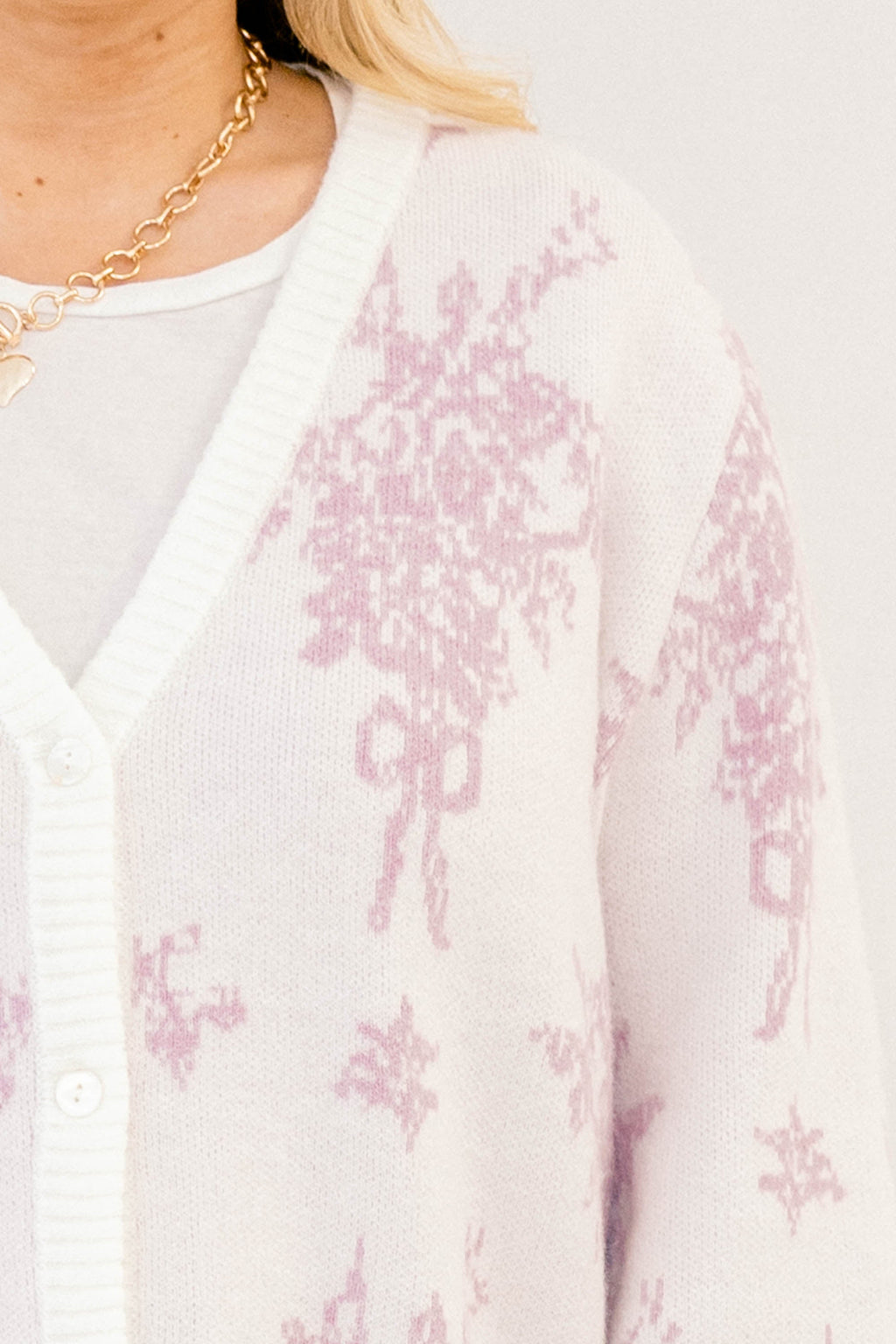 Sweet As Ever Cardigan, Purple