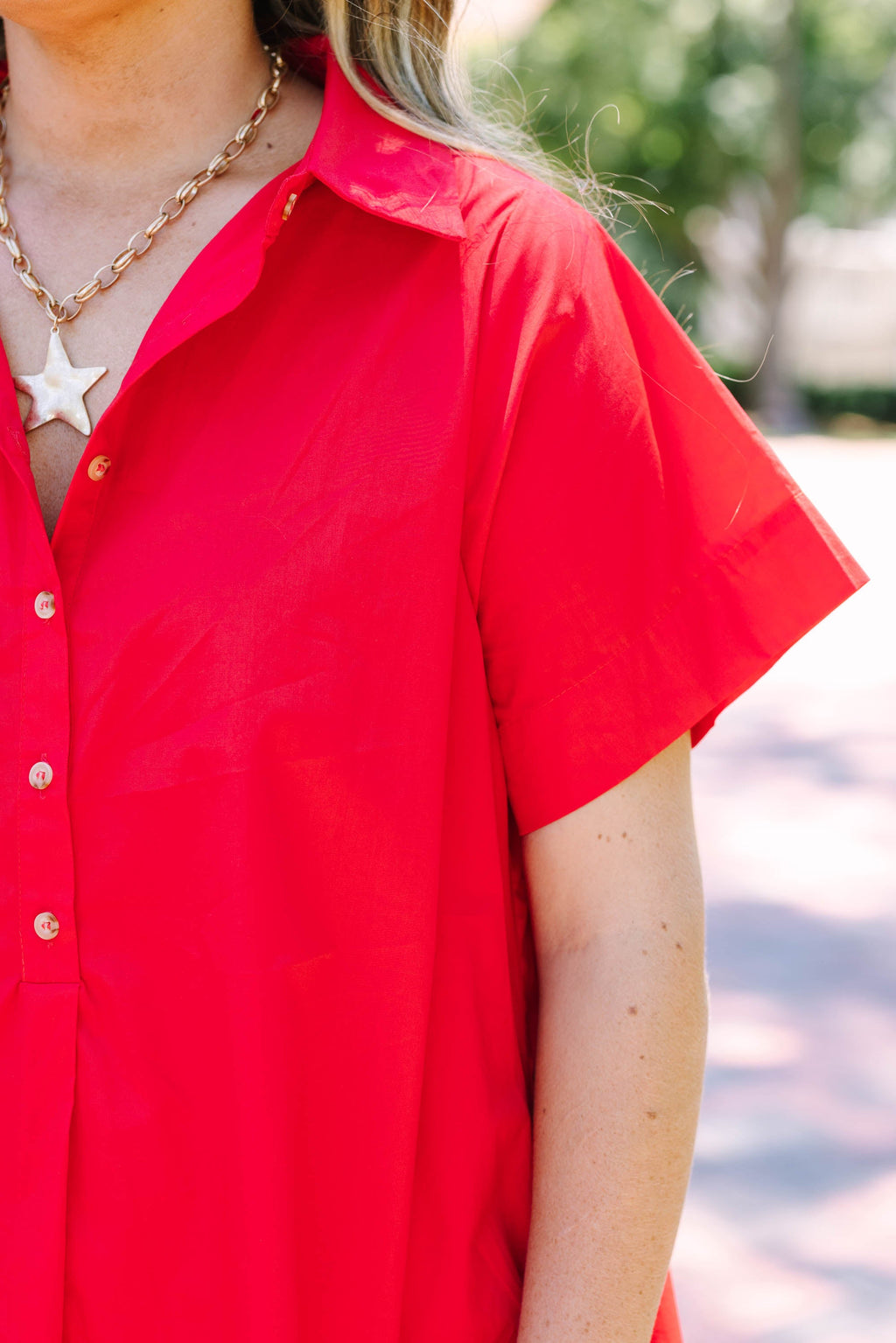 Sweet Breeze Dress, Red