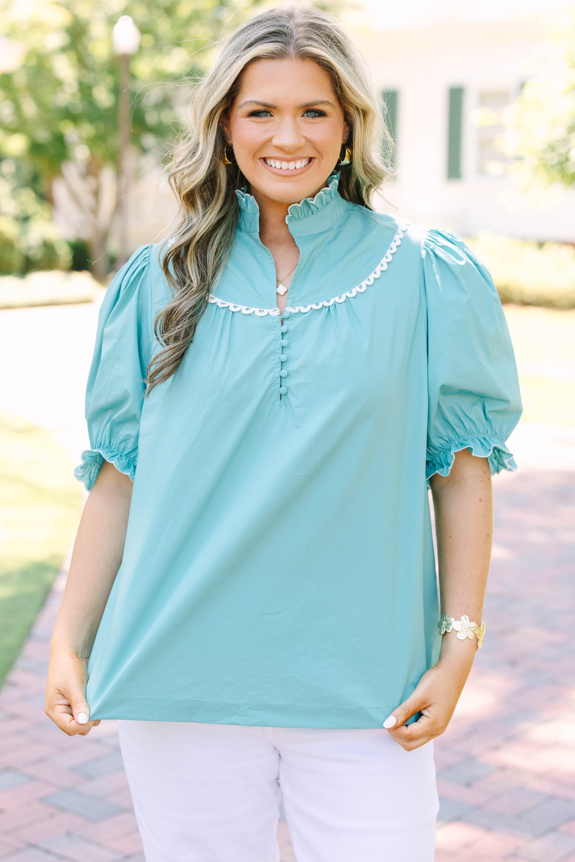Sweet Daydream Top, Green