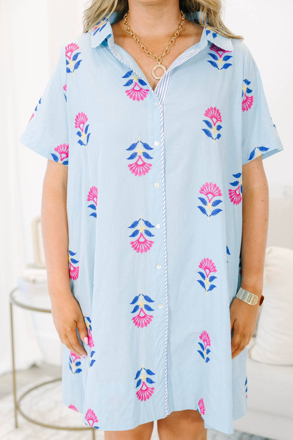 Sweet Deal Dress, Baby Blue