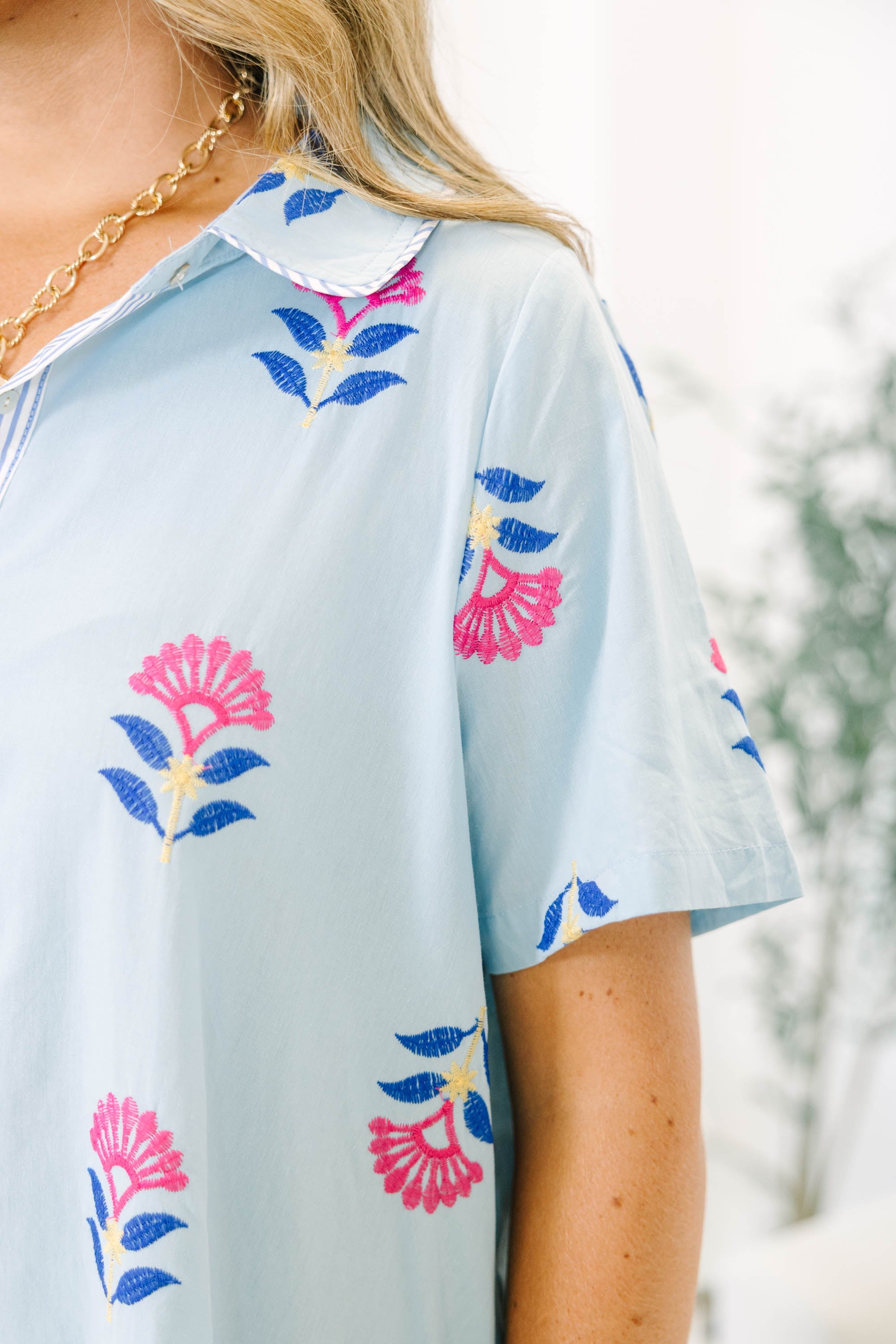 Sweet Deal Dress, Baby Blue