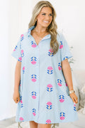 Sweet Deal Dress, Baby Blue