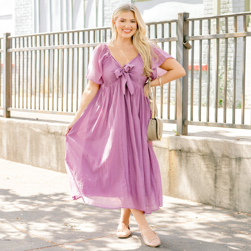 Sweet Lady Maxi Dress, Plum