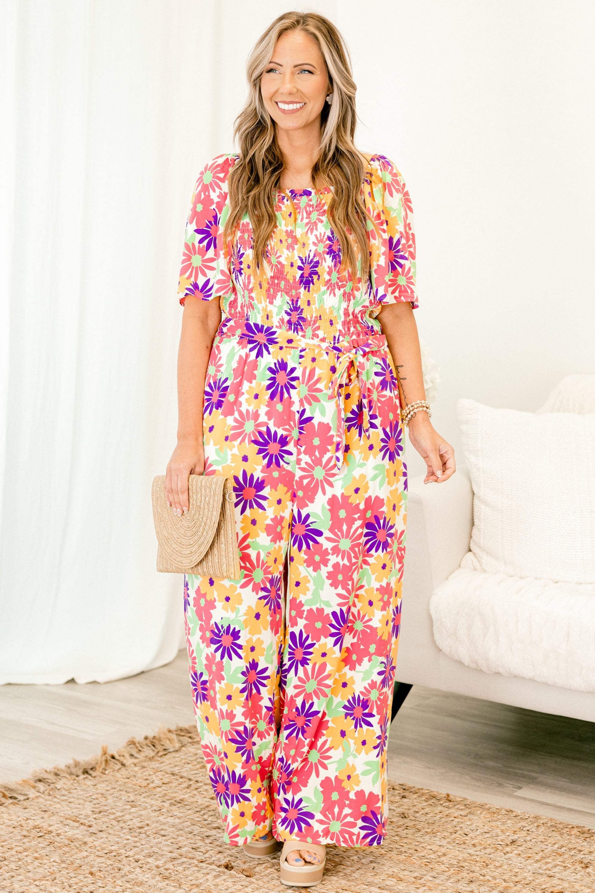 Sweet Lifestyle Jumpsuit, Pink