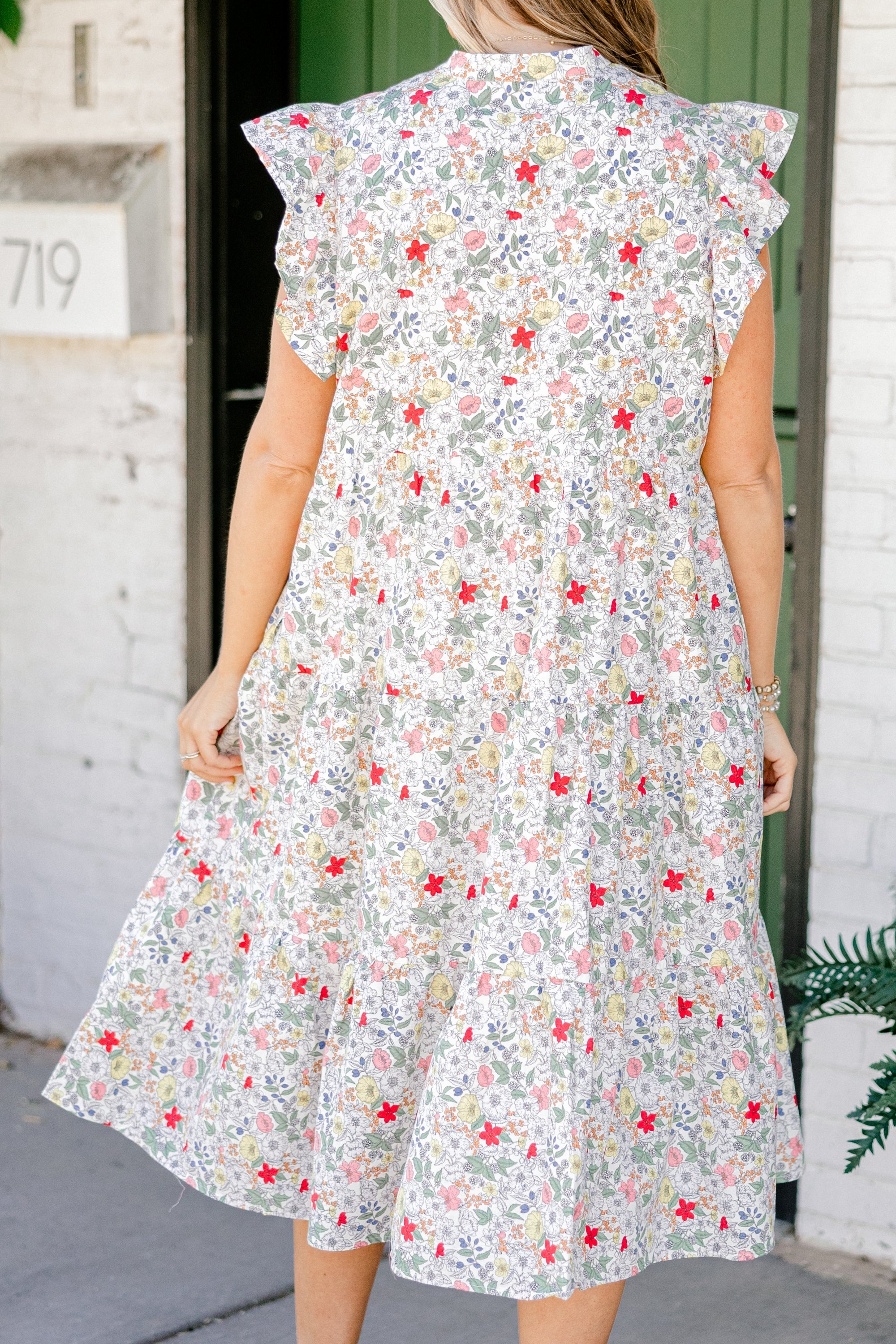 Sweet Nature Dress, Red