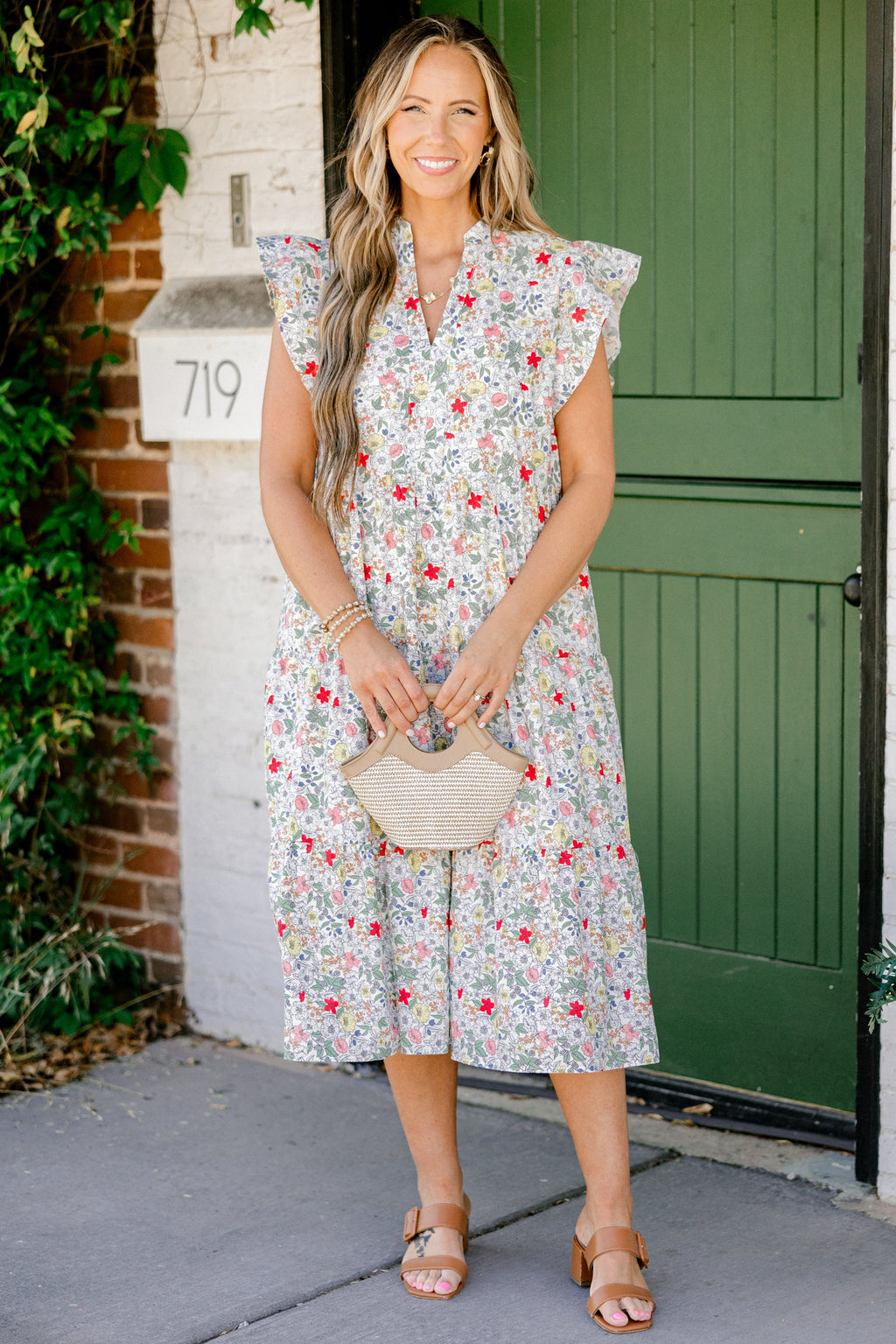 Sweet Nature Dress, Red