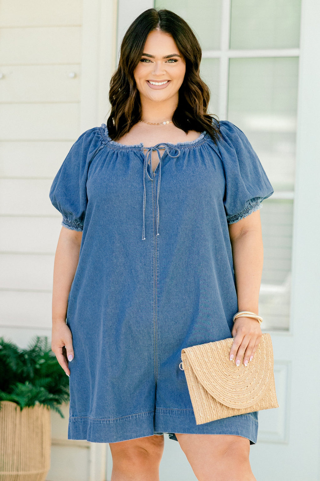Sweet Nothings Romper, Blue