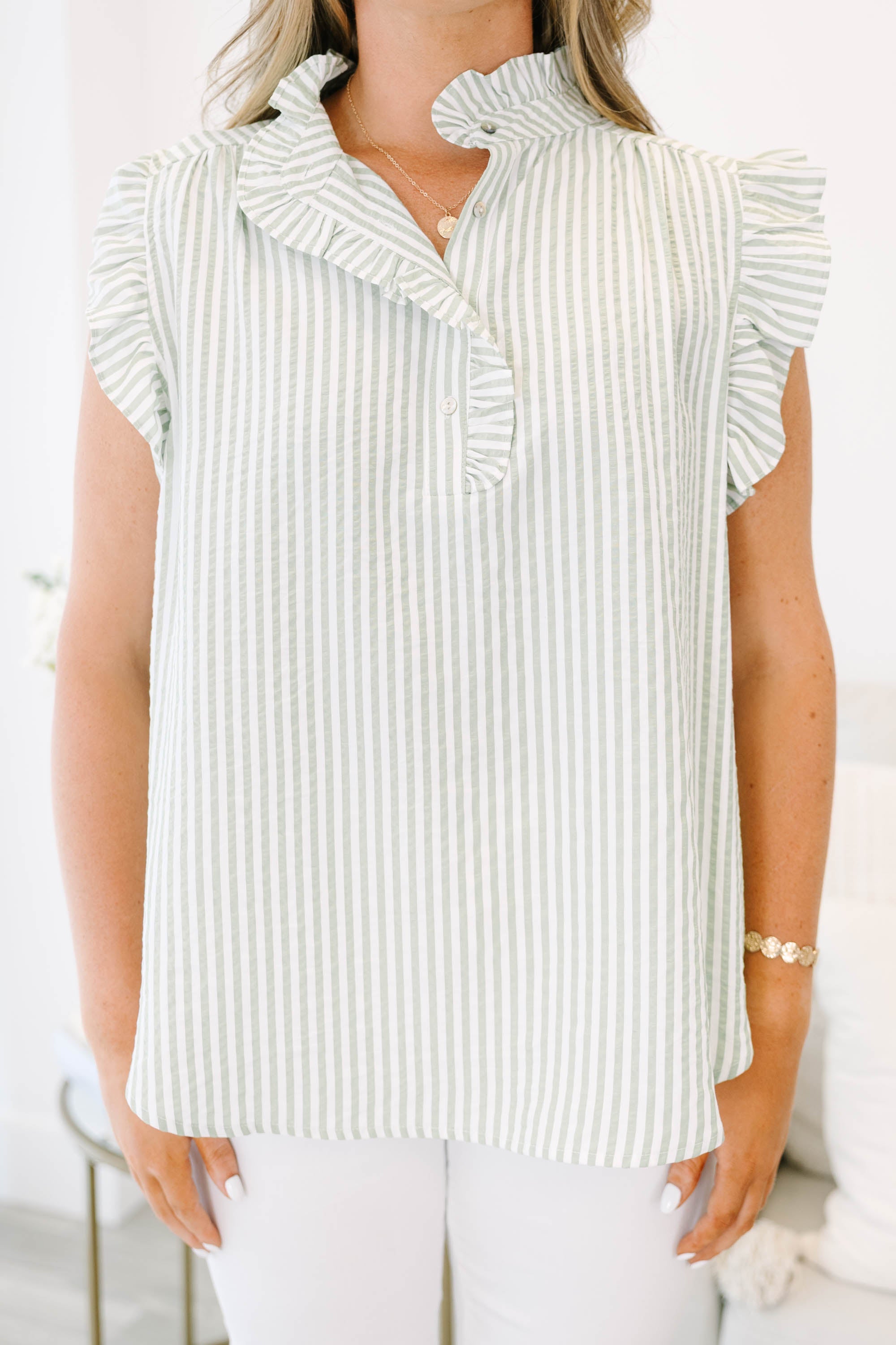 Sweet Notions Top, Green