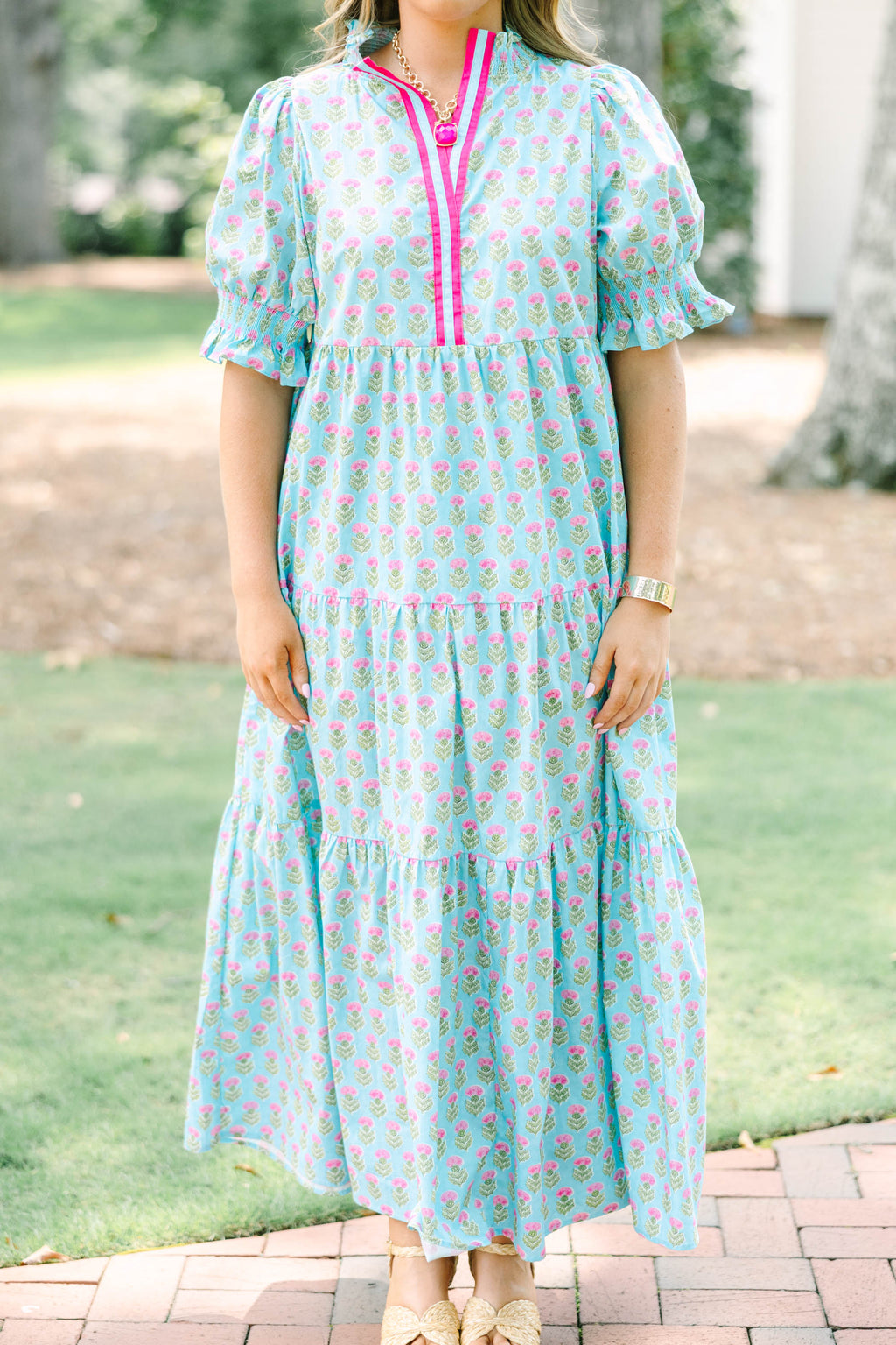 Sweet Recollection Dress, Baby Blue
