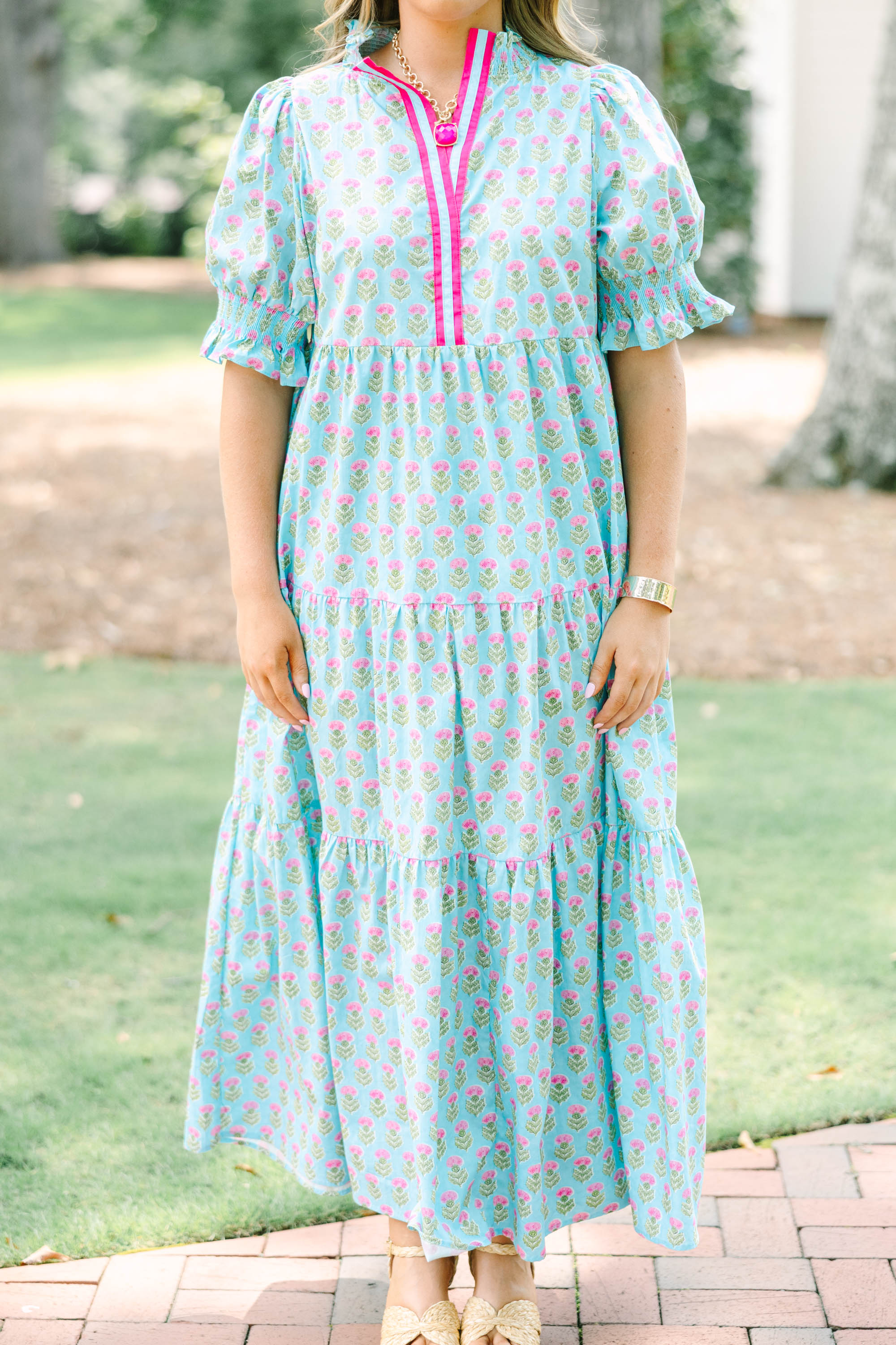Sweet Recollection Dress, Baby Blue