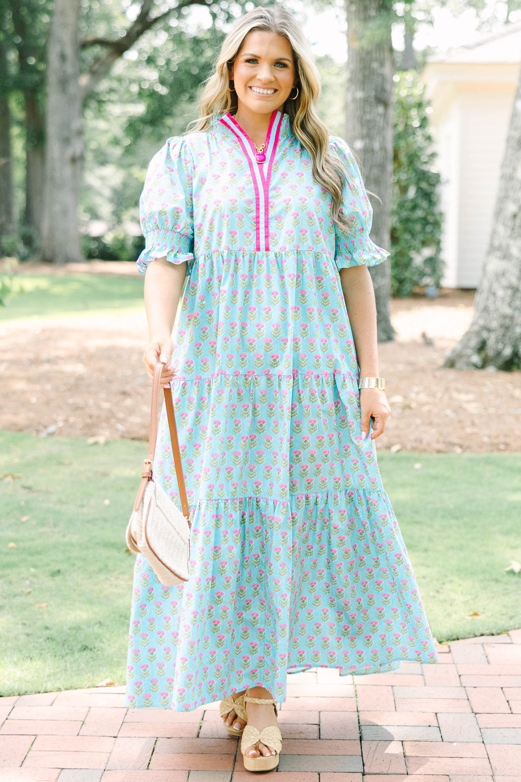 Sweet Recollection Dress, Baby Blue