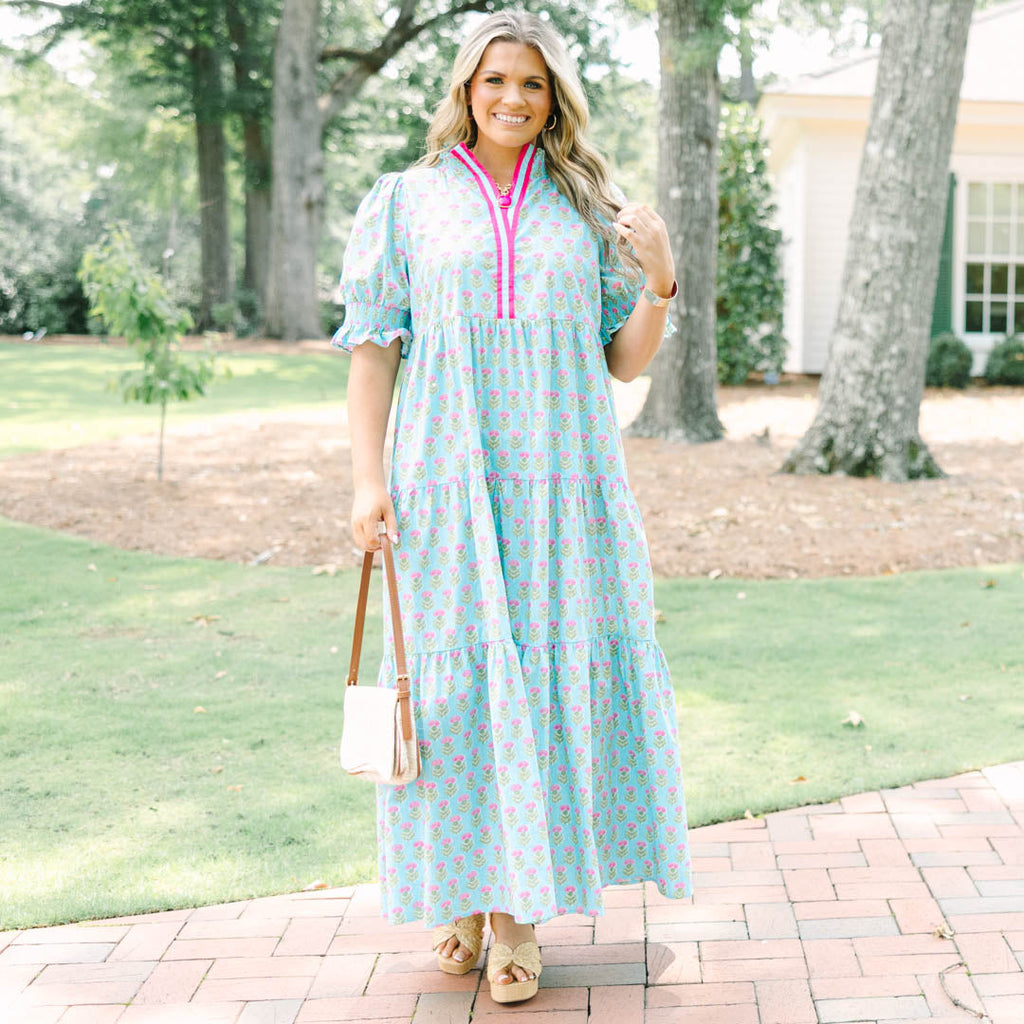 Sweet Recollection Dress, Baby Blue